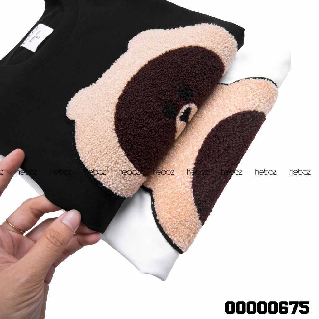 Áo thun Heboz gấu thêu xù 2M 00000675