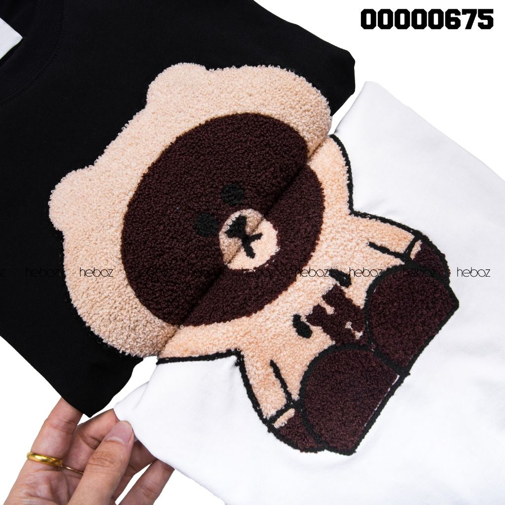 Áo thun Heboz gấu thêu xù 2M 00000675