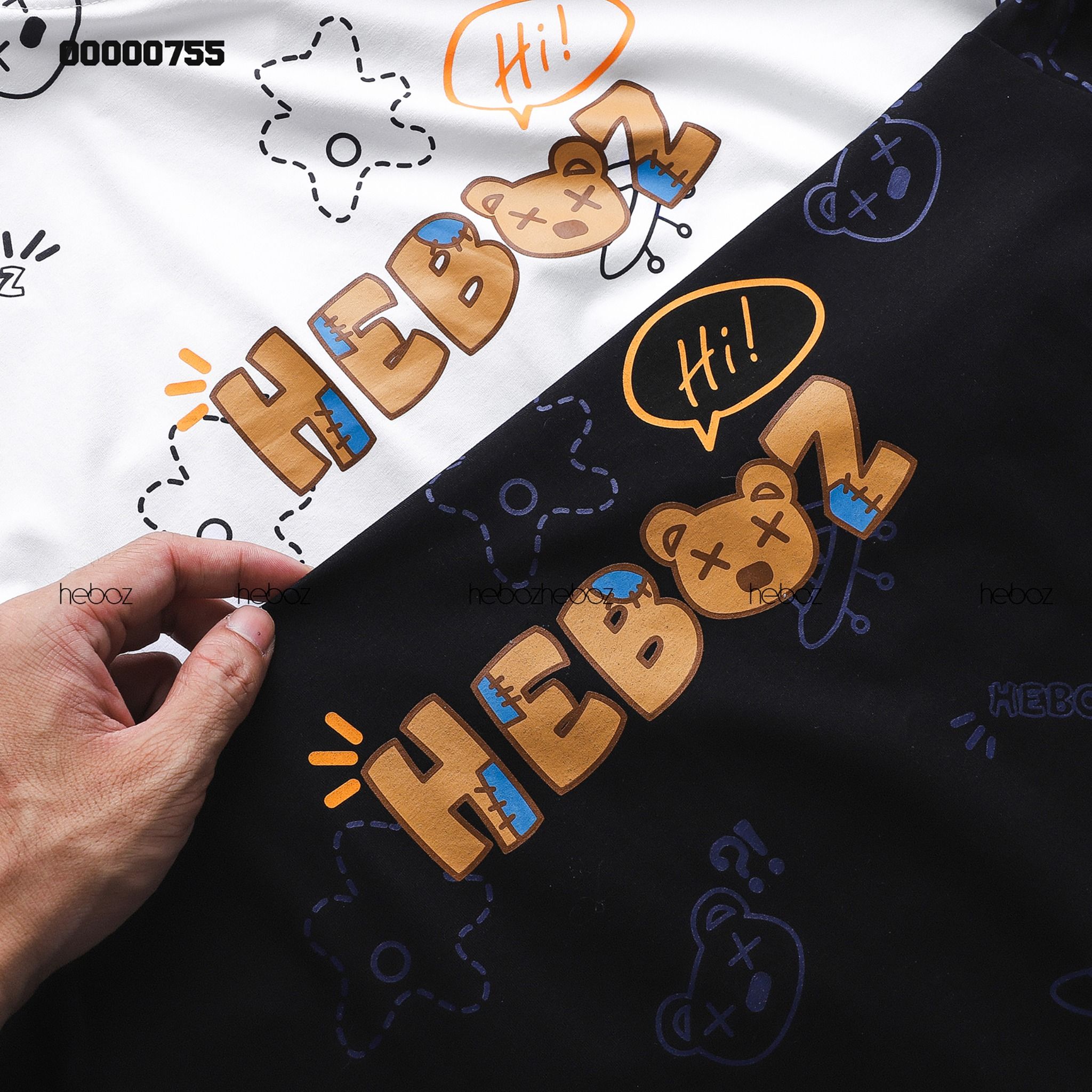 Áo thun Heboz bear space 2M - 00000755