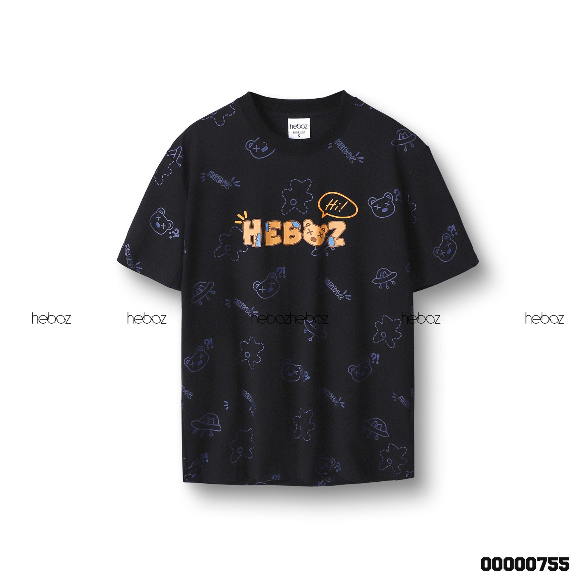 Áo thun Heboz bear space 2M - 00000755