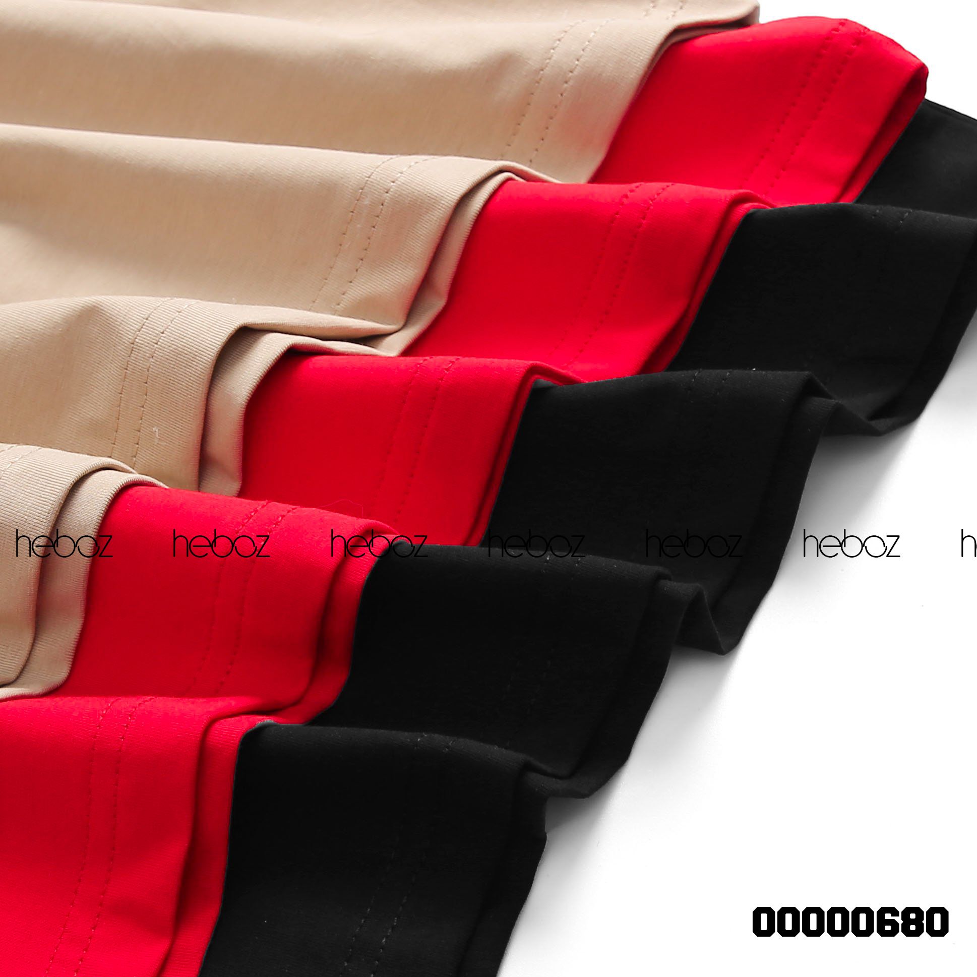 Áo thun Heboz logo thêu viền 4M - 00000680