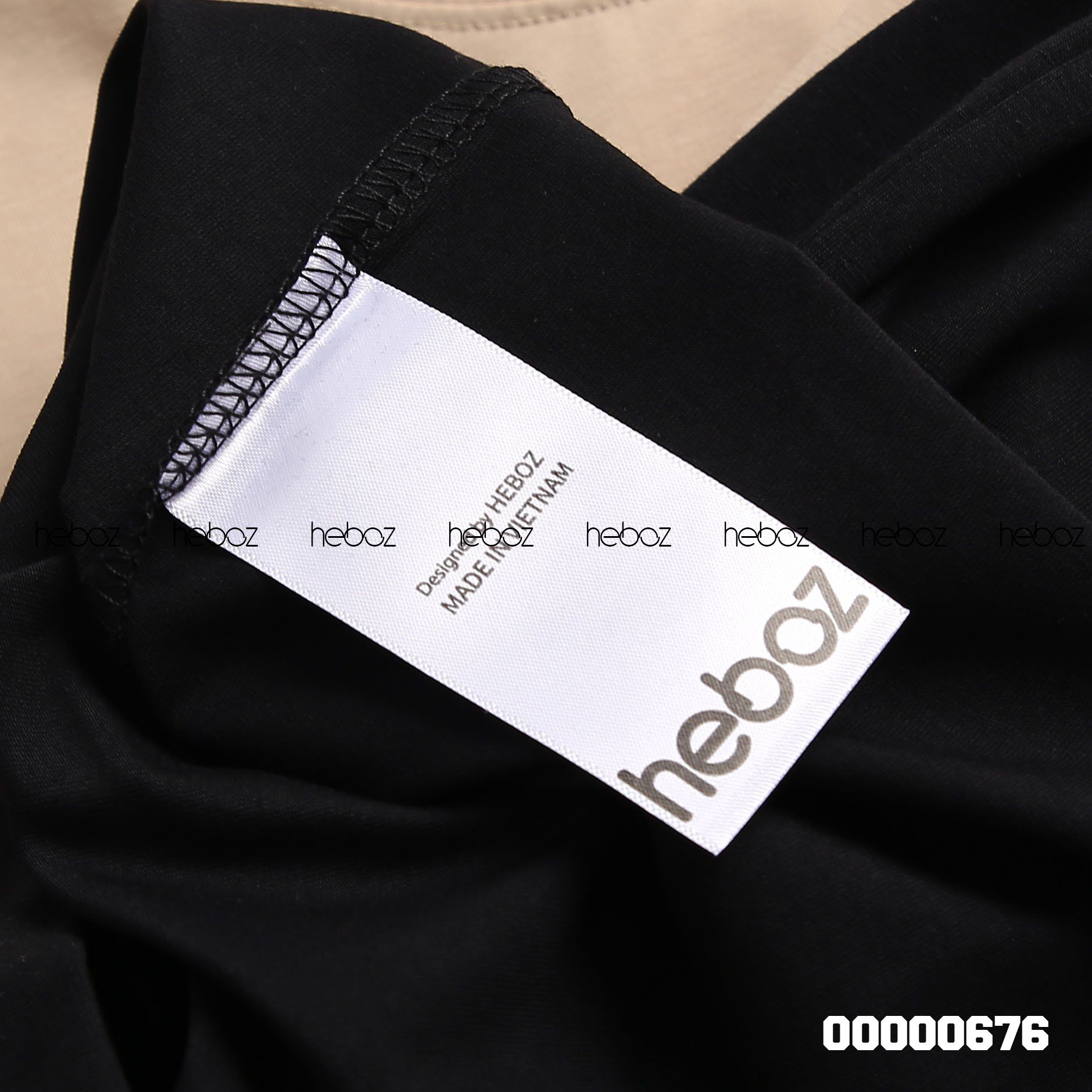 Áo thun Heboz túi in chữ 4M - 00000676