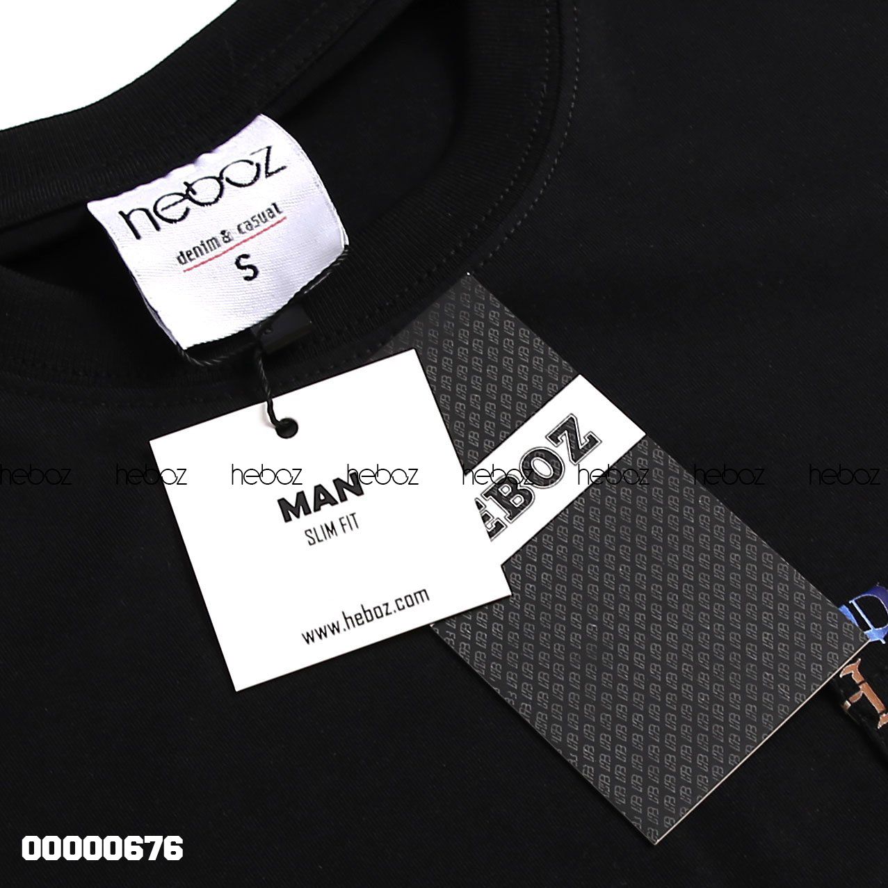 Áo thun Heboz túi in chữ 4M - 00000676