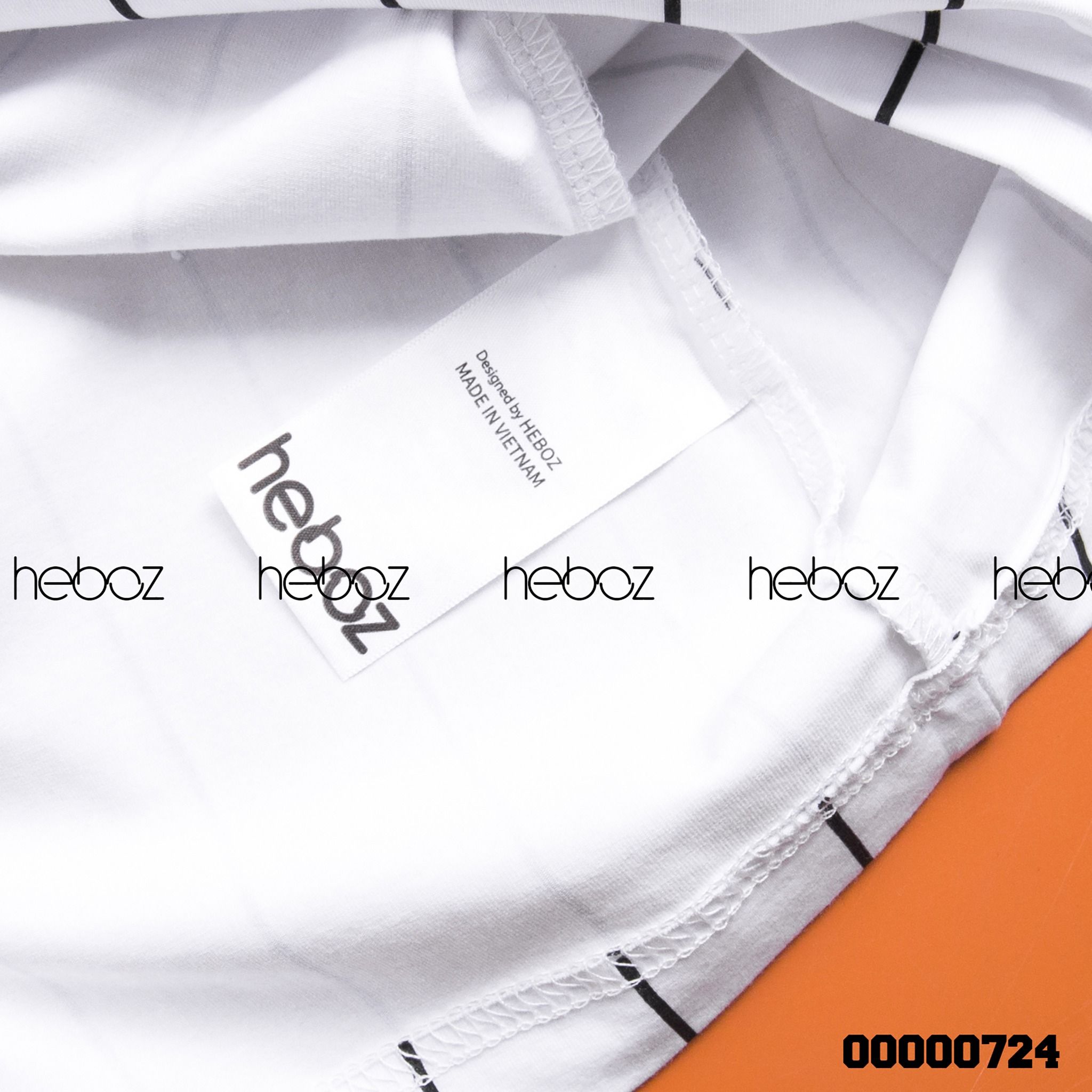 Áo thun Heboz sọc chữ 2M - 00000724