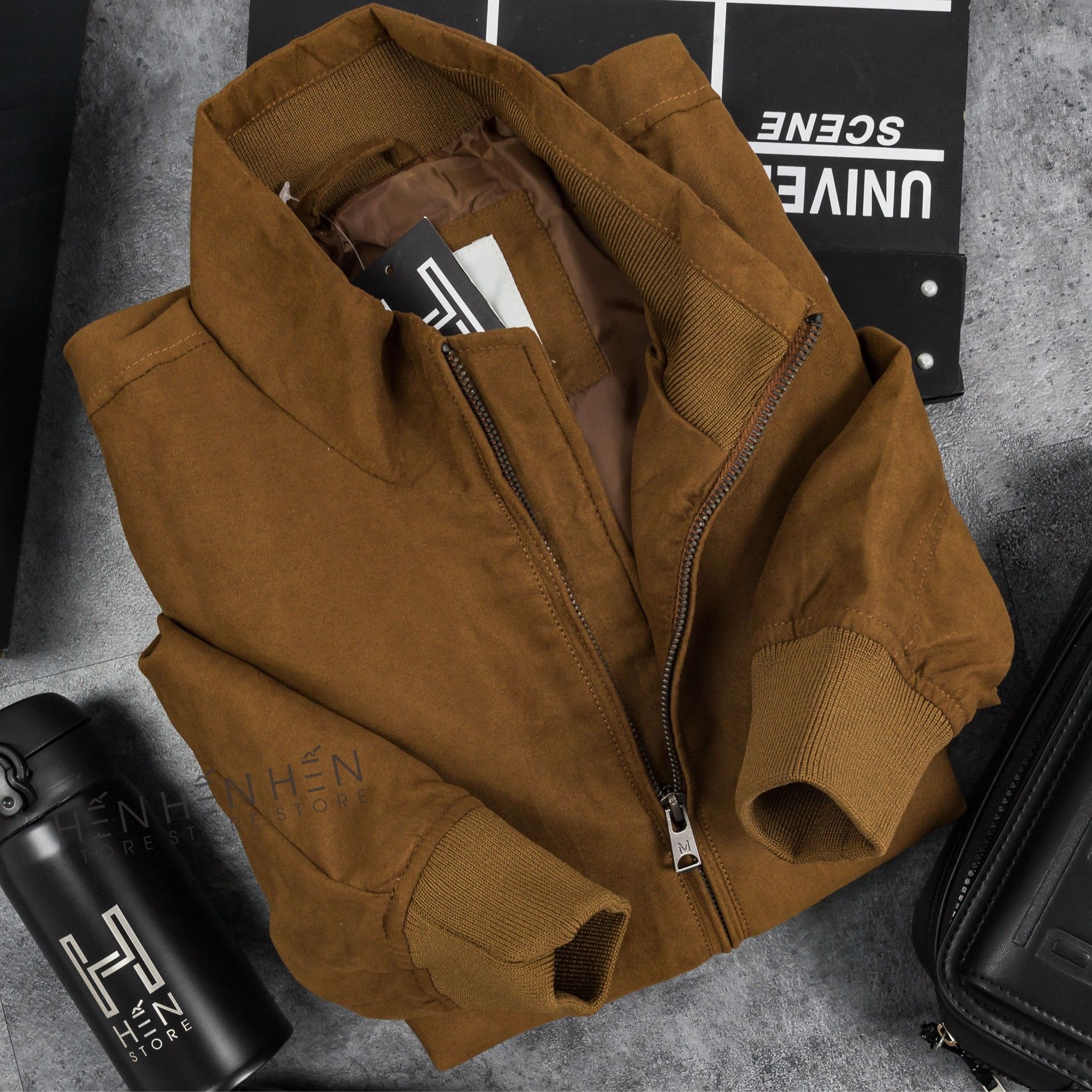Áo Bomber Da Lộn MG 3M