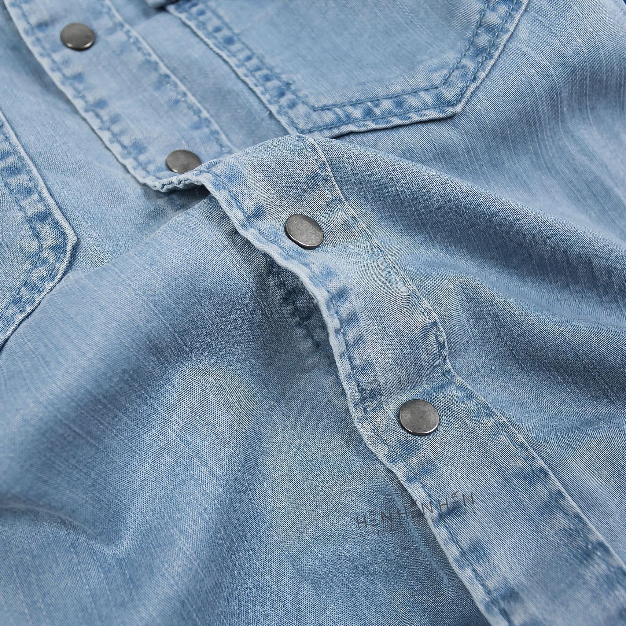 Áo Denim ZR 2 Túi 3M