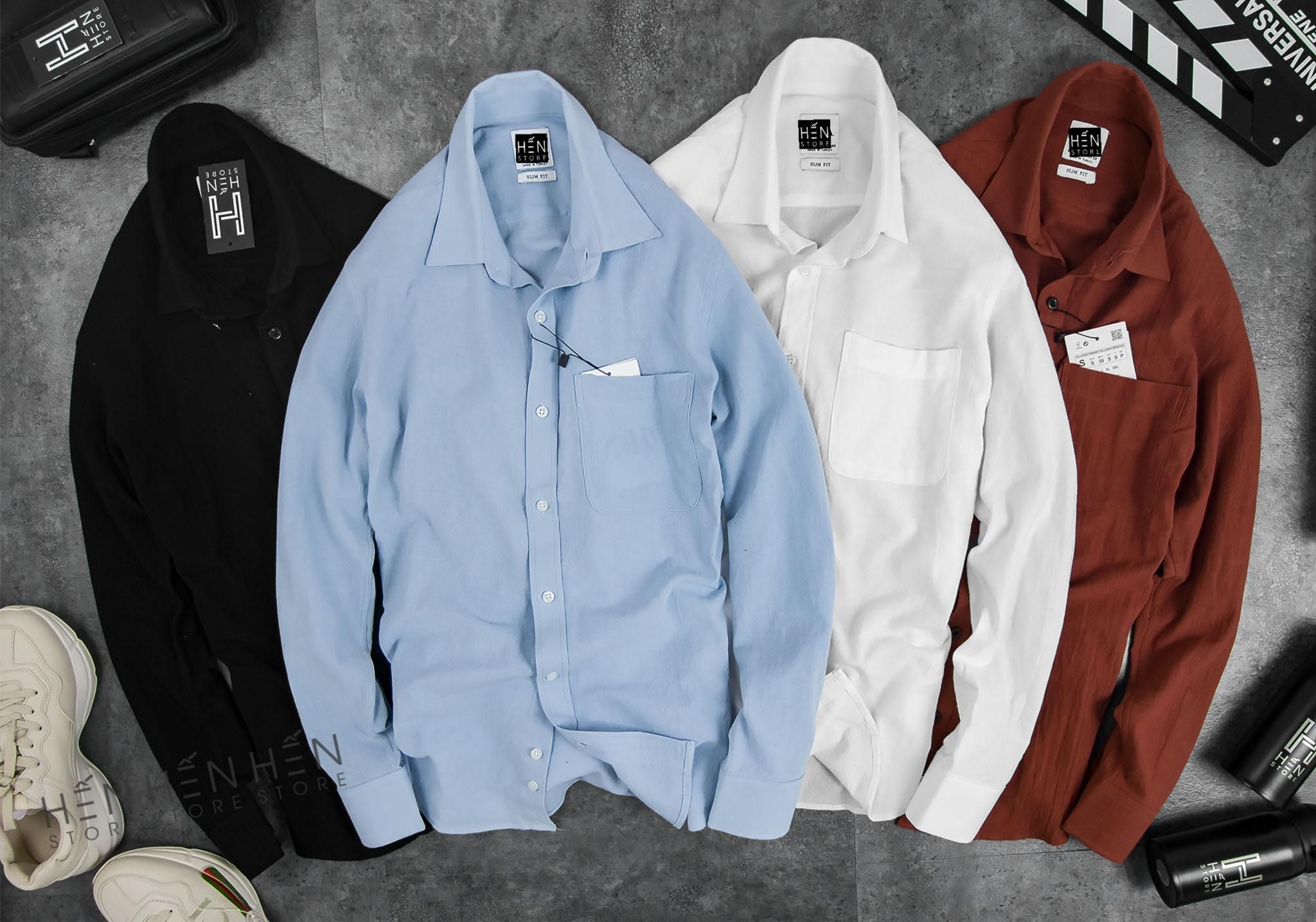 Áo Sơmi Linen ZR 1 Túi 4M