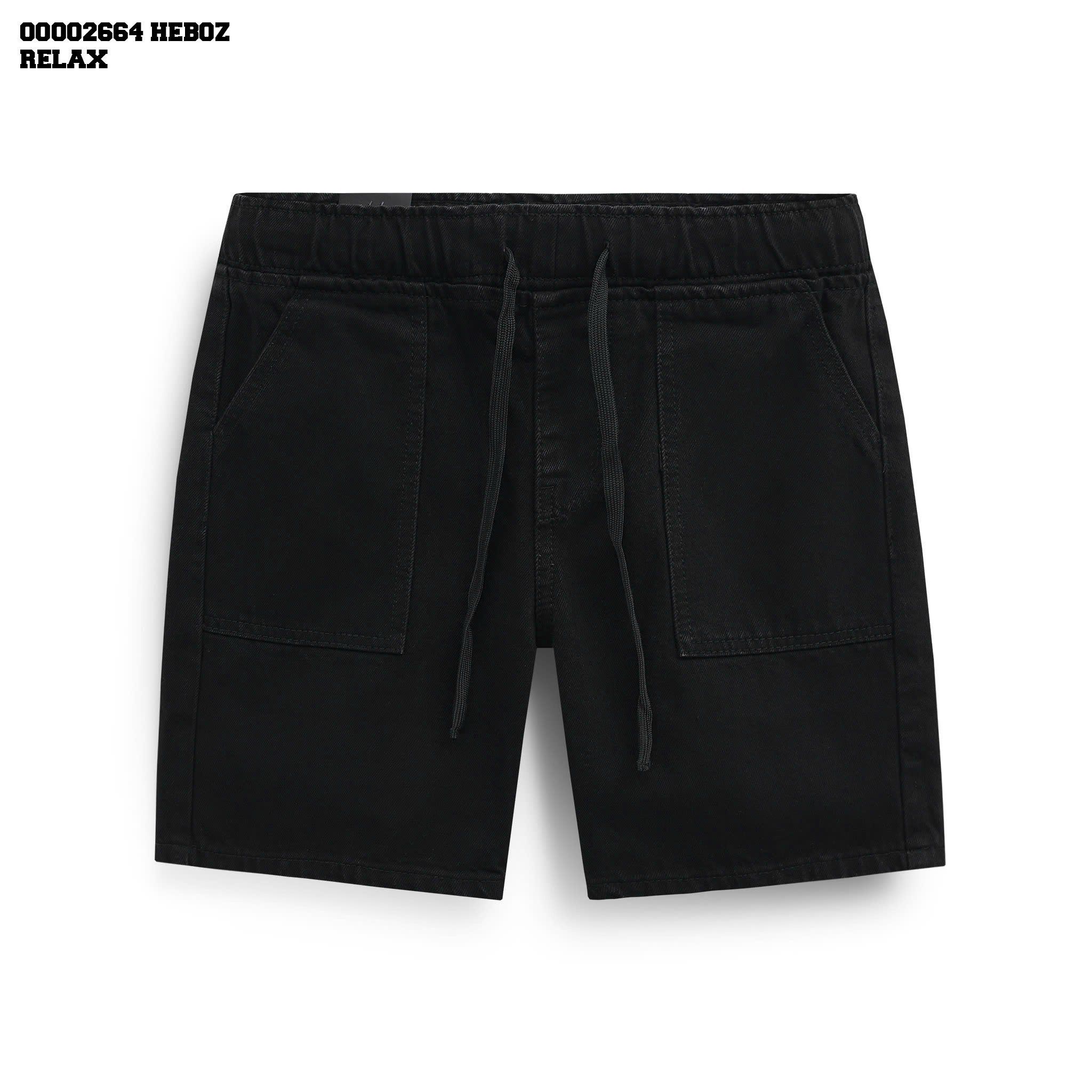 Quần short jean Nam Heboz lưng thun 016 - 00002664