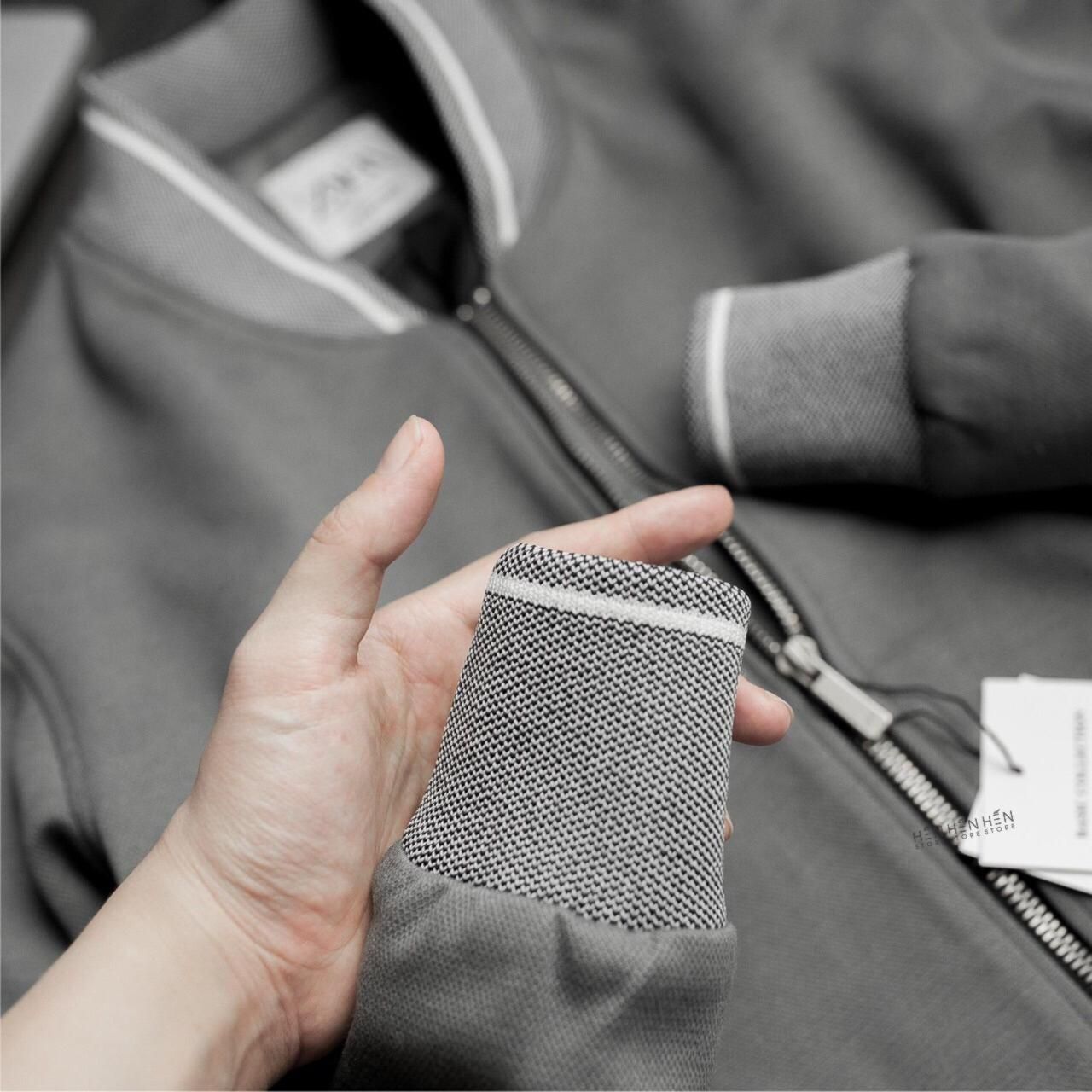 Áo Bomber ZR Viền Cổ