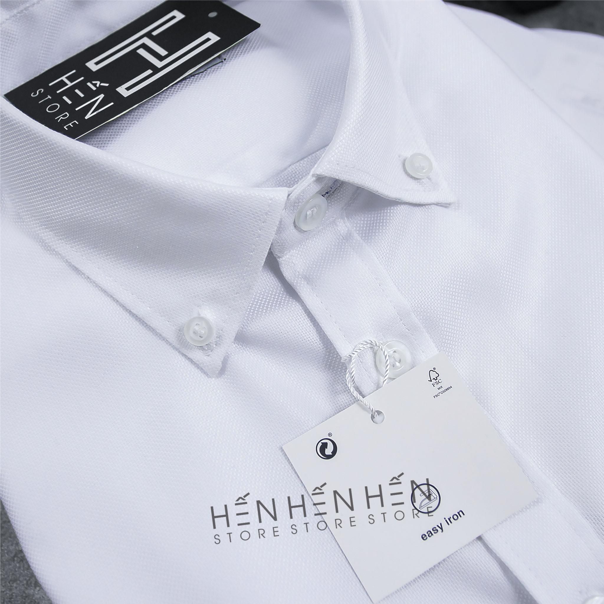 Áo Sơmi ZR Trắng Hột