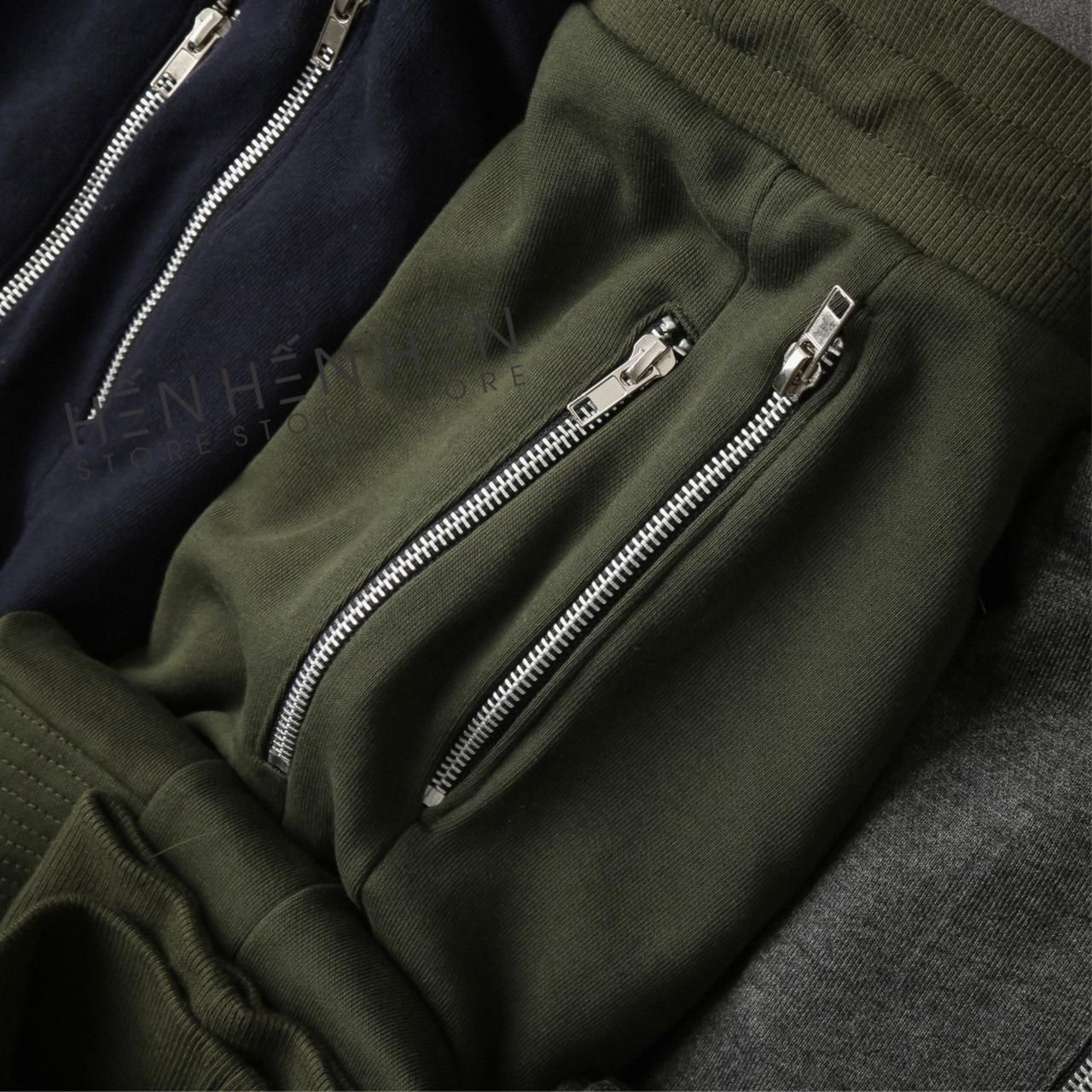 Quần Jogger Nỉ Biker ZR 4M