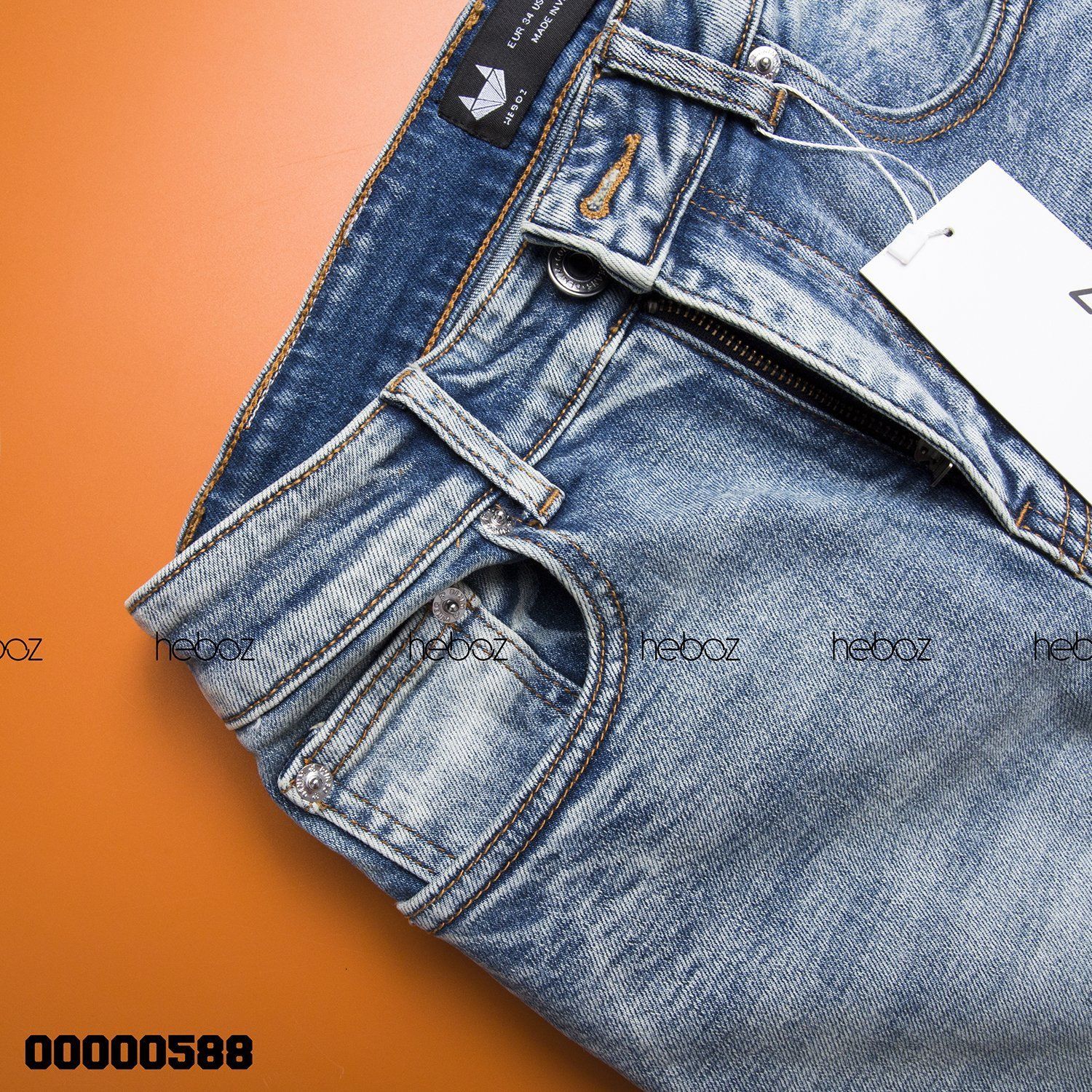 Quần jean HB xanh 020(skinny)