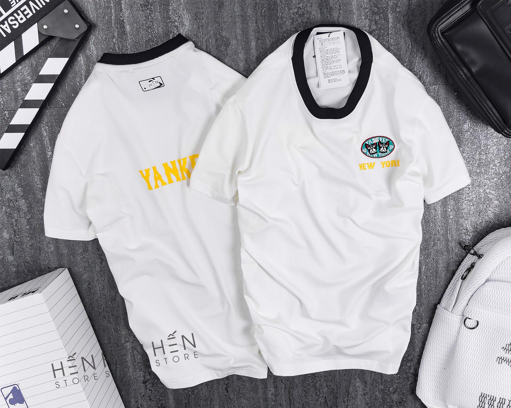 Áo Thun NY Viền Cổ