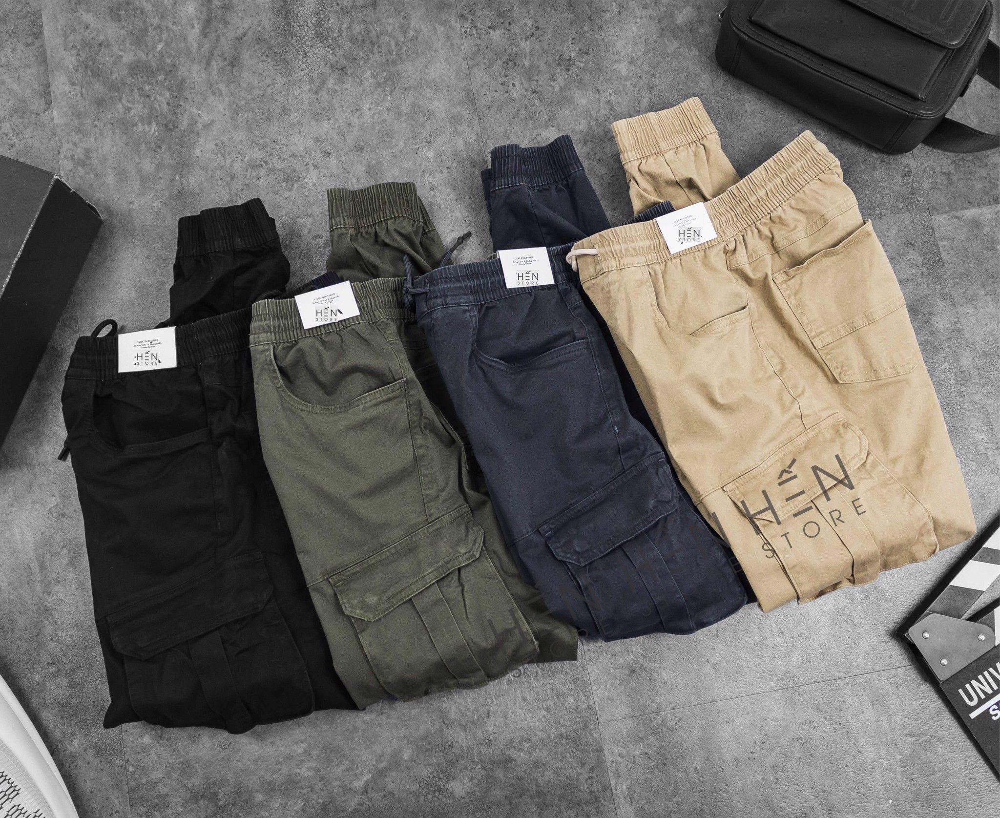 Quần Jogger Kaki ZR Túi Hộp