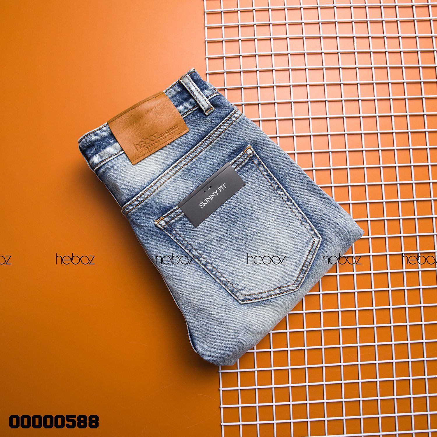 Quần jean HB xanh 020(skinny)