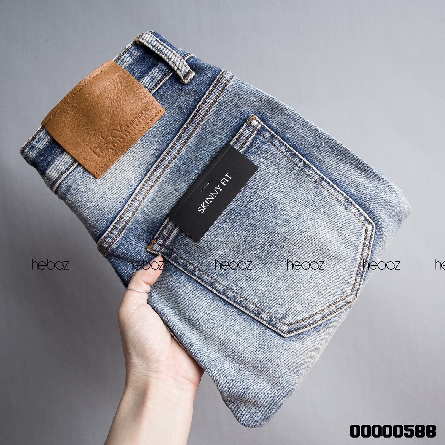 Quần jean HB xanh 020(skinny)