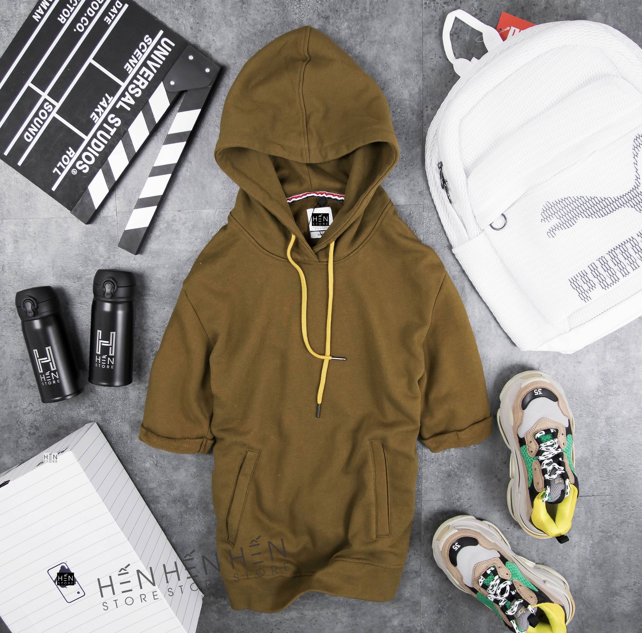 Áo Hoodie Ngắn Tay ZR 7M