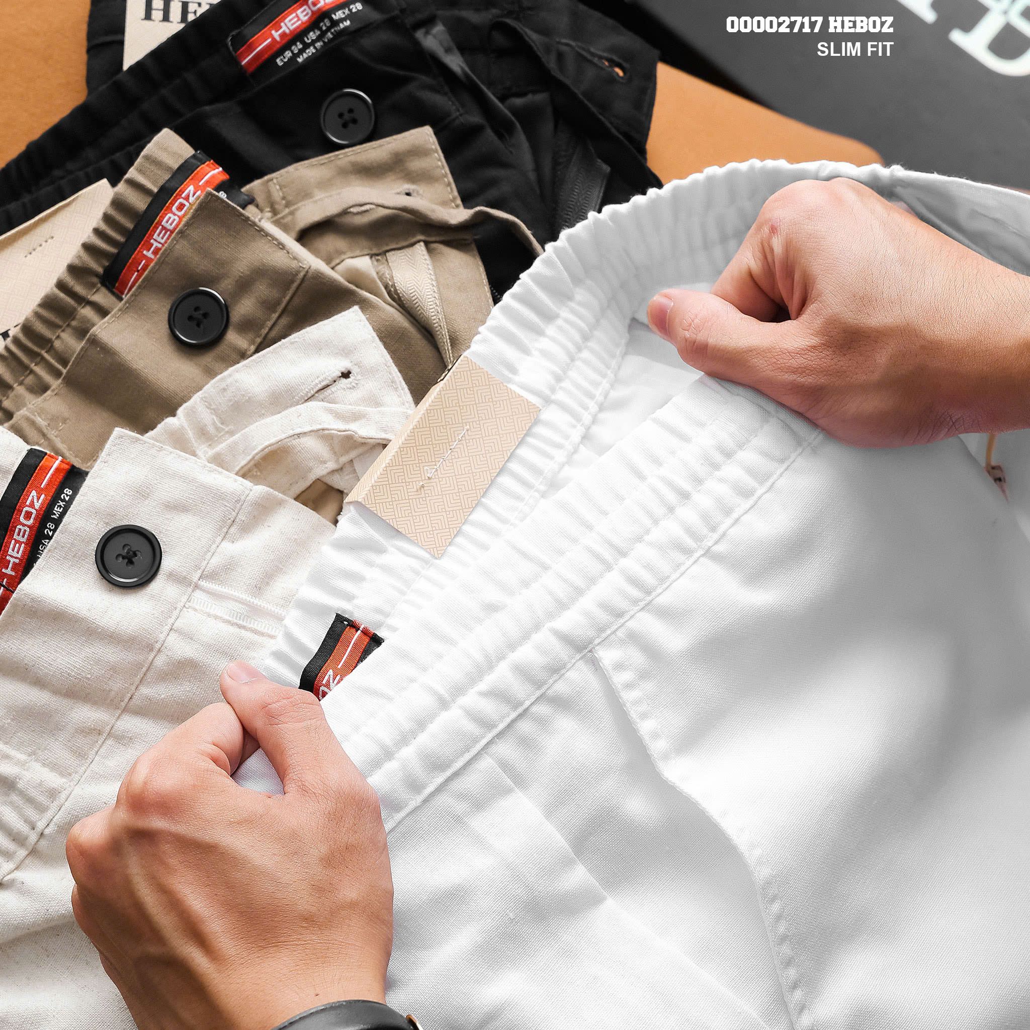 Quần short nam Heboz linen 4M - 00002717