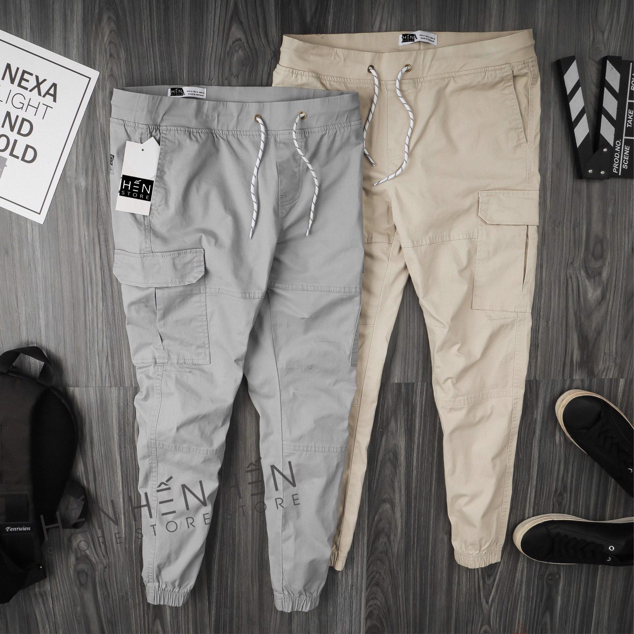 Quần Jogger Kaki ZR Túi Hộp 5M