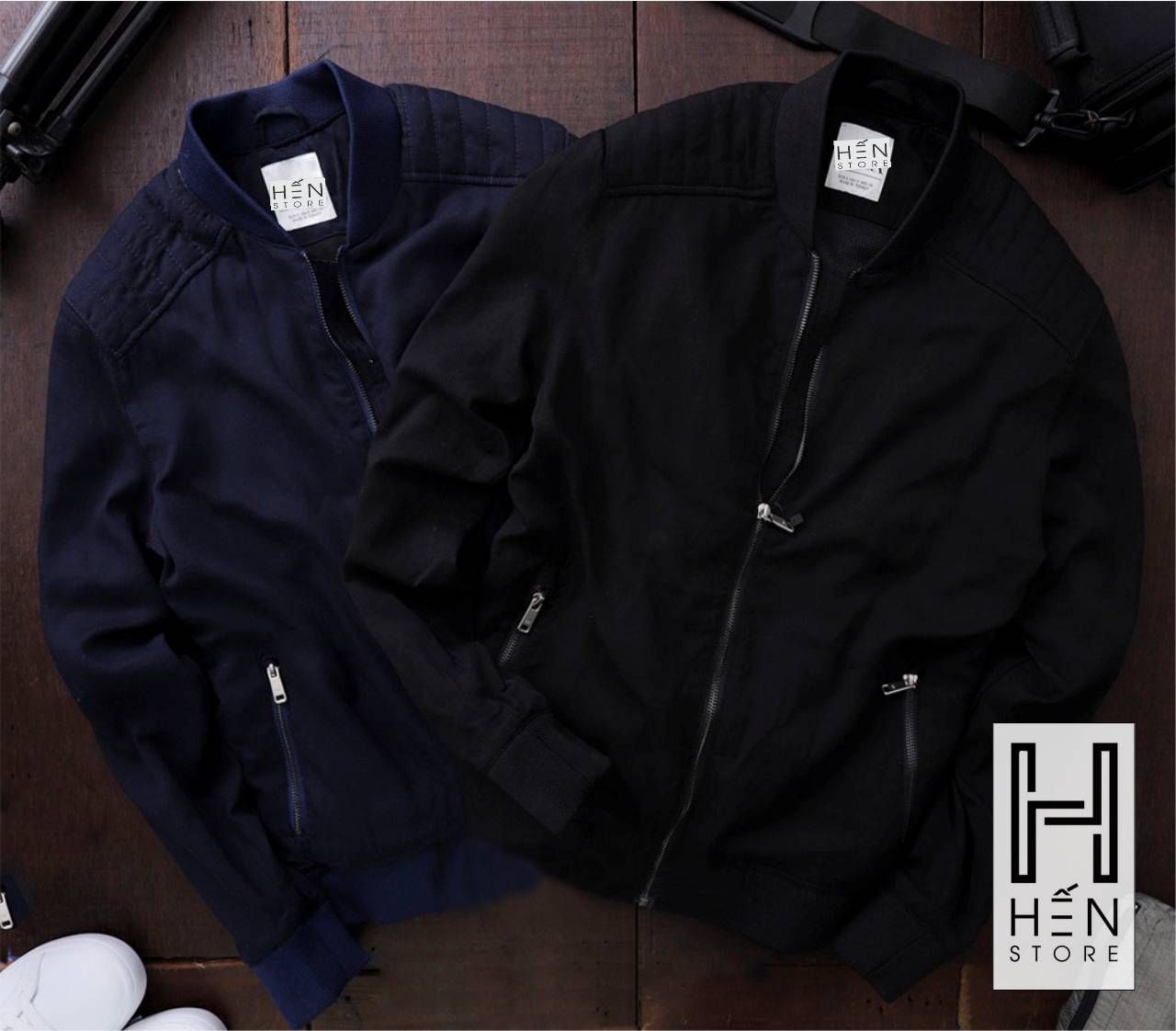 Áo Bomber Linen ZR 3M