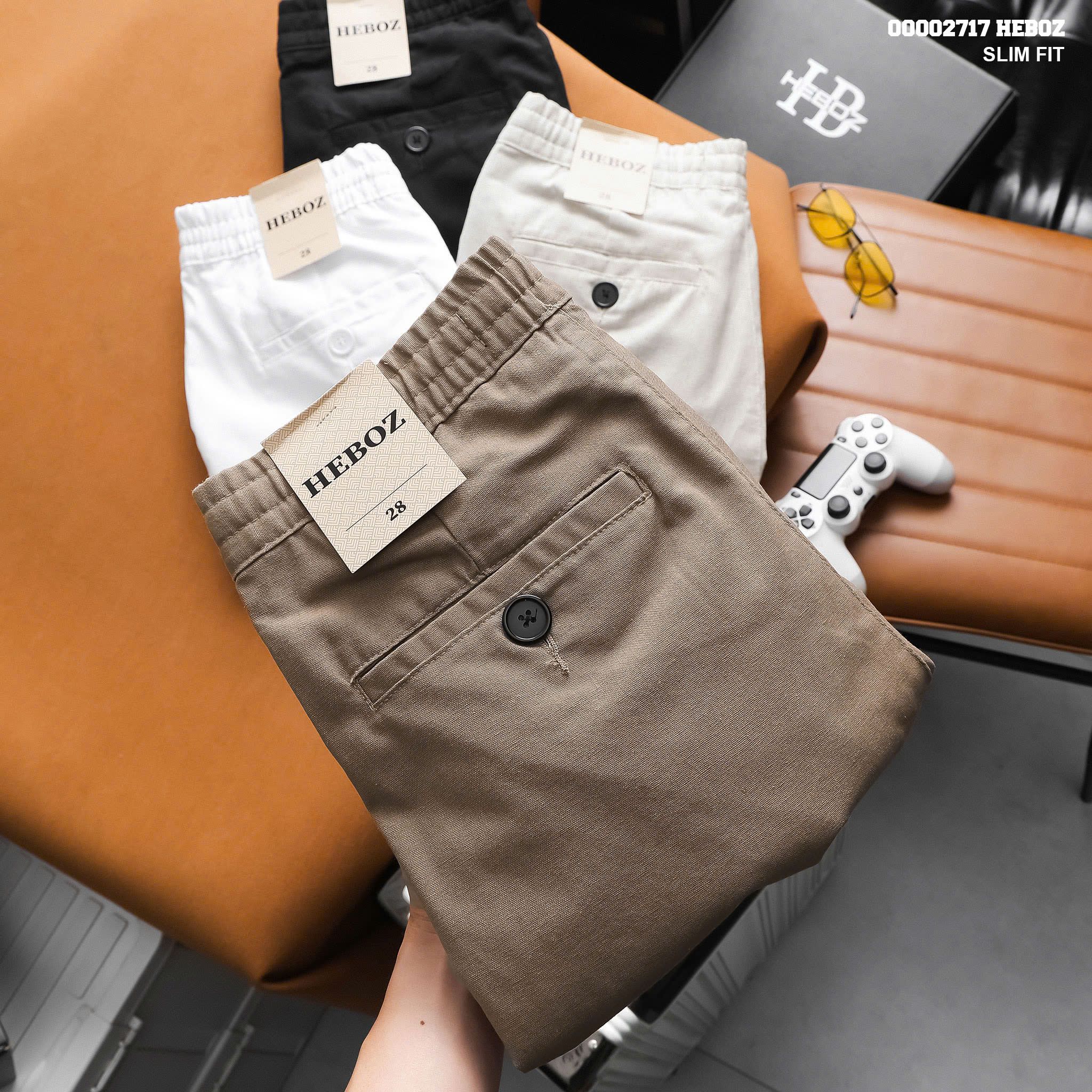 Quần short nam Heboz linen 4M - 00002717
