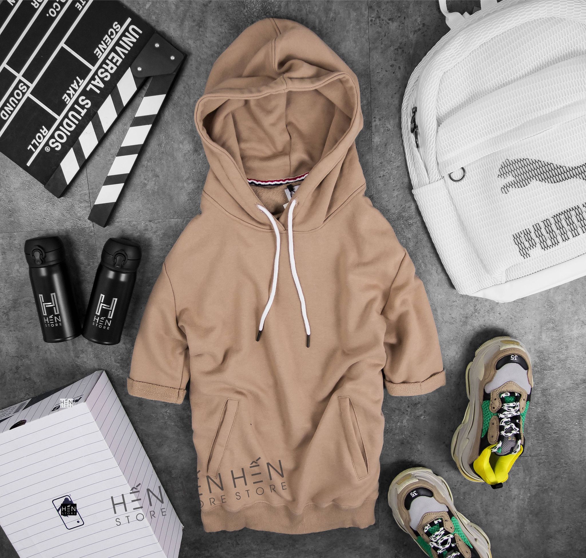 Áo Hoodie Ngắn Tay ZR 7M