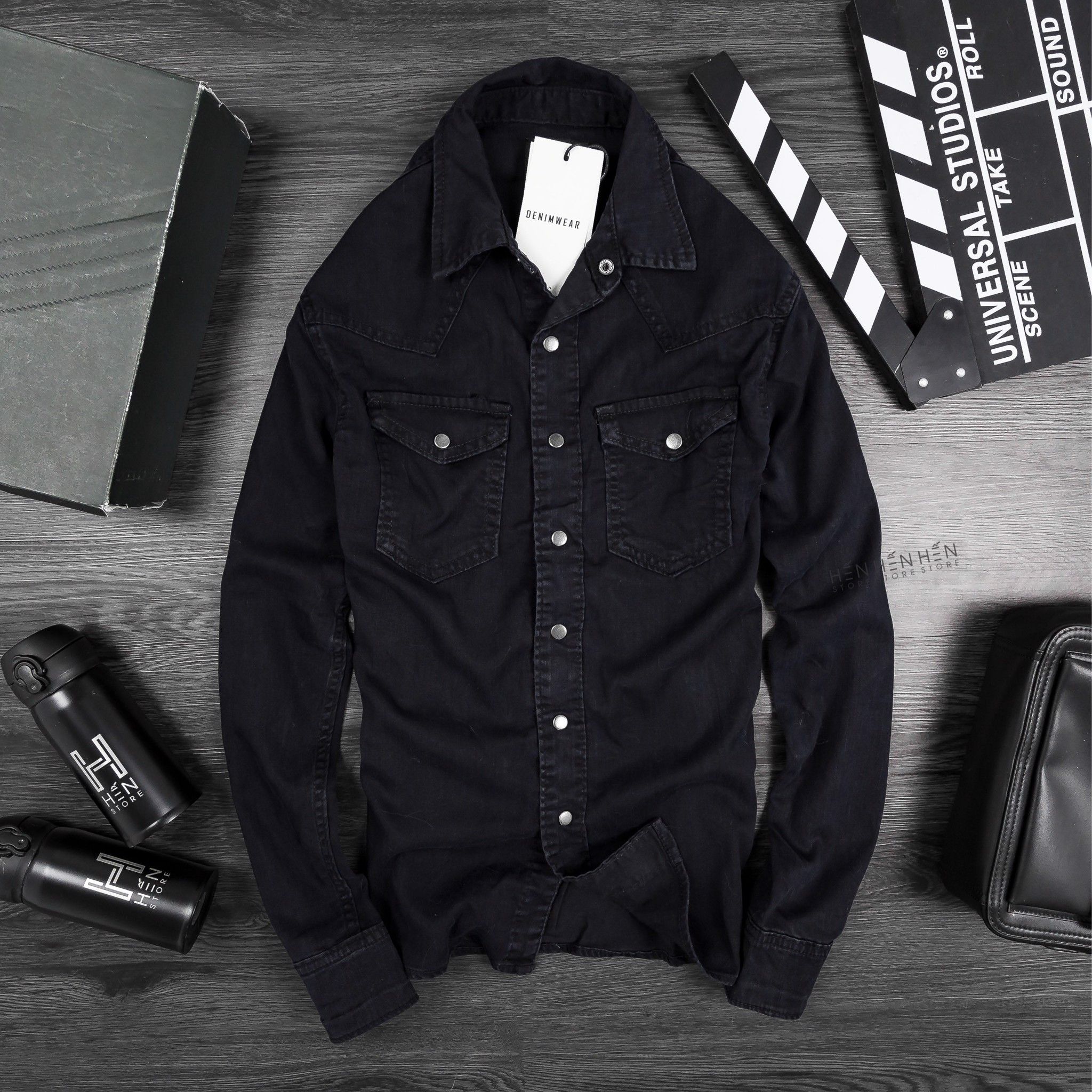 Áo Denim ZR 2 Túi 3M