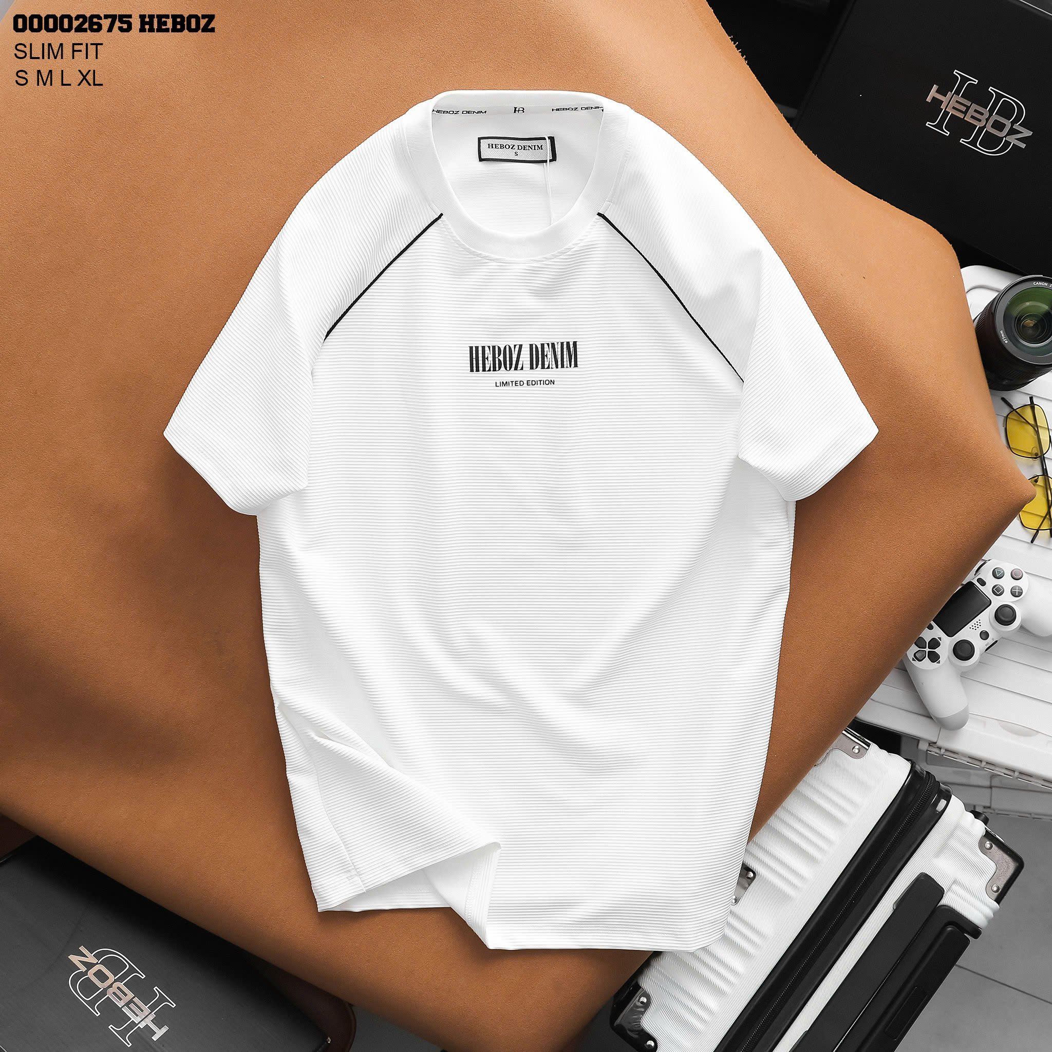 Áo thun nam Heboz raglan viền 3M - 00002675