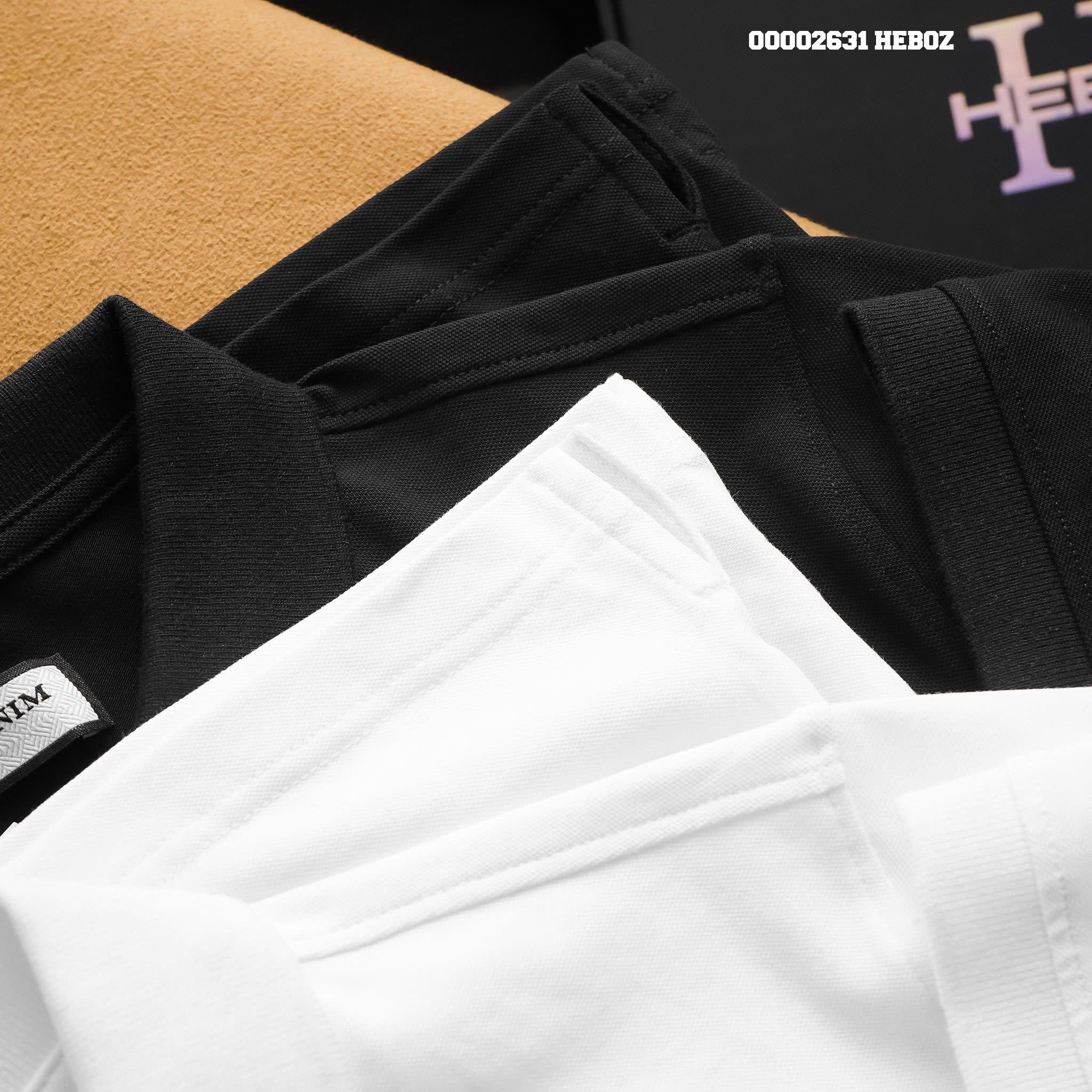 Áo polo nam Heboz Embossed logo 2M - 00002631