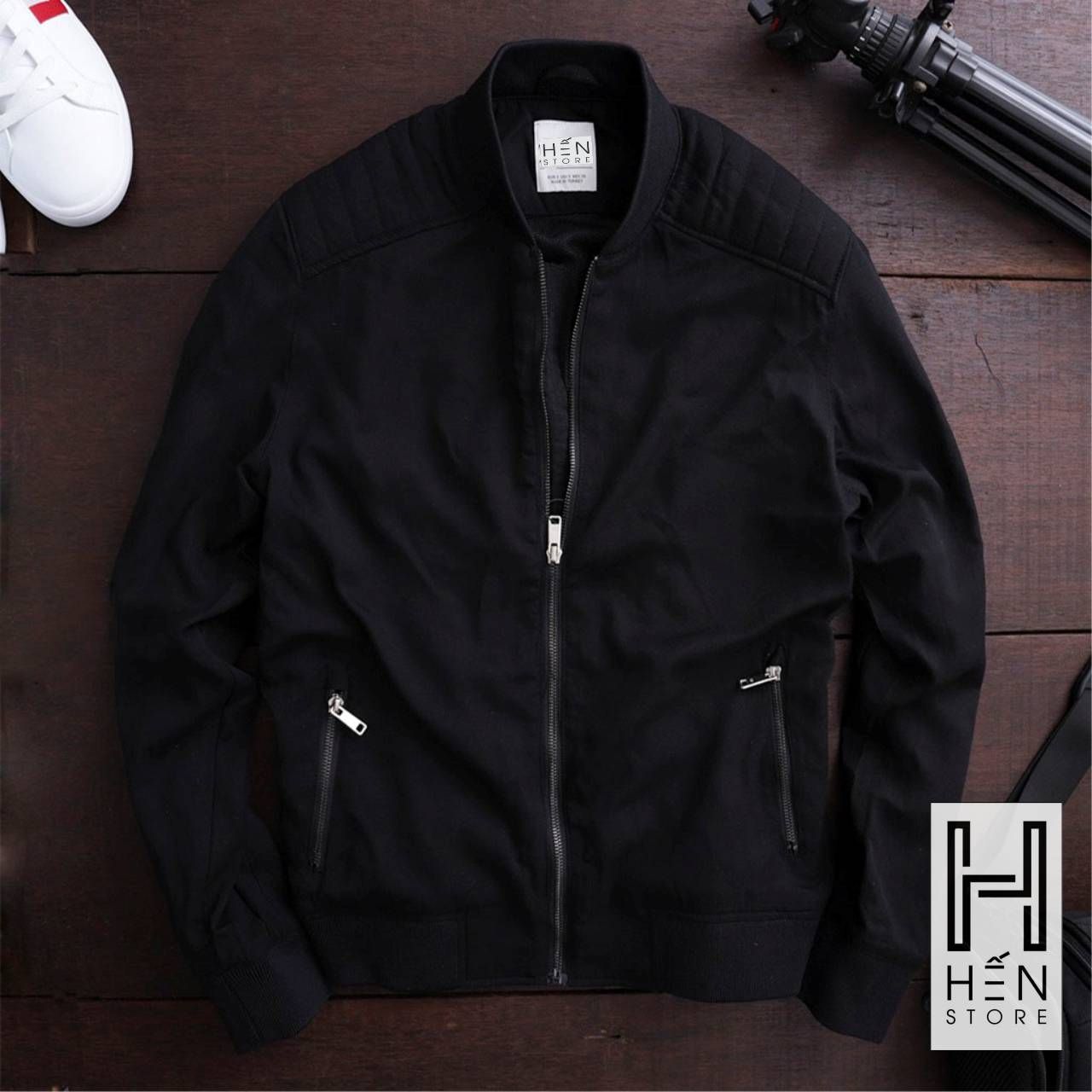 Áo Bomber Linen ZR 3M