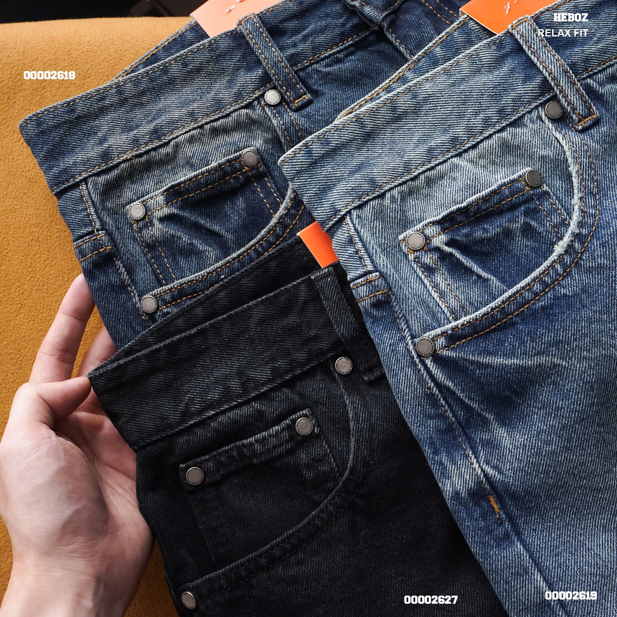 Quần short jean nam Heboz Utility S012 - 00002619