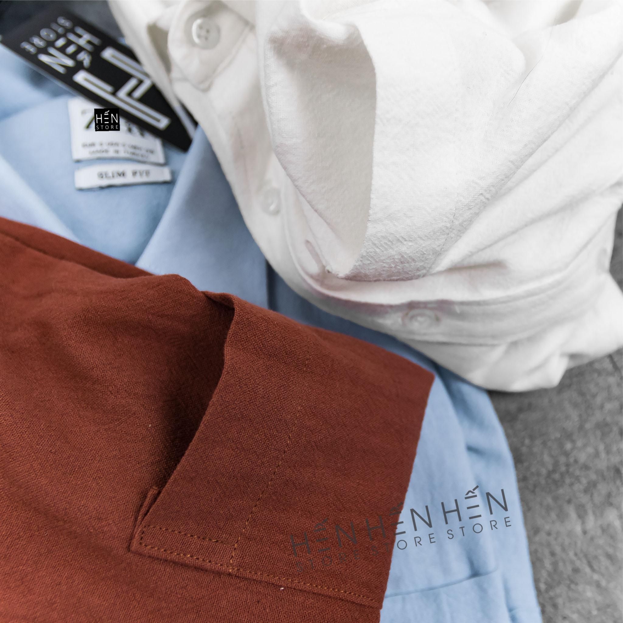 Áo Sơmi Linen ZR 1 Túi 4M