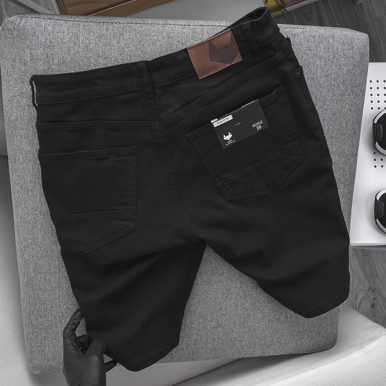 Quần short jean Heboz 5M