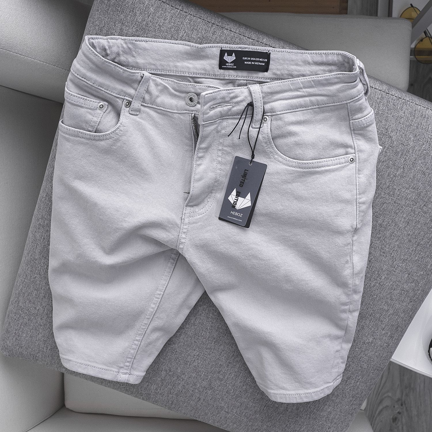 Quần short jean Heboz 5M