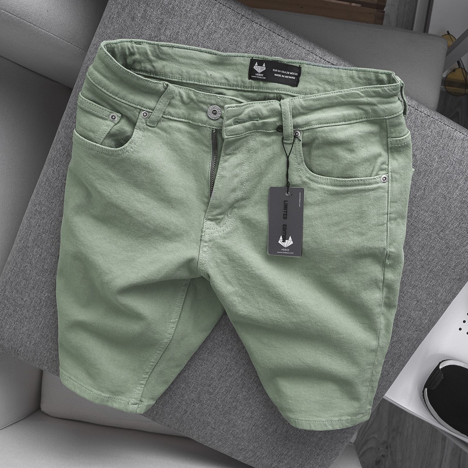 Quần short jean Heboz 5M
