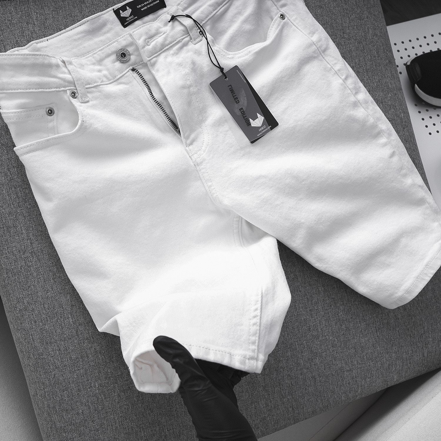 Quần short jean Heboz 5M