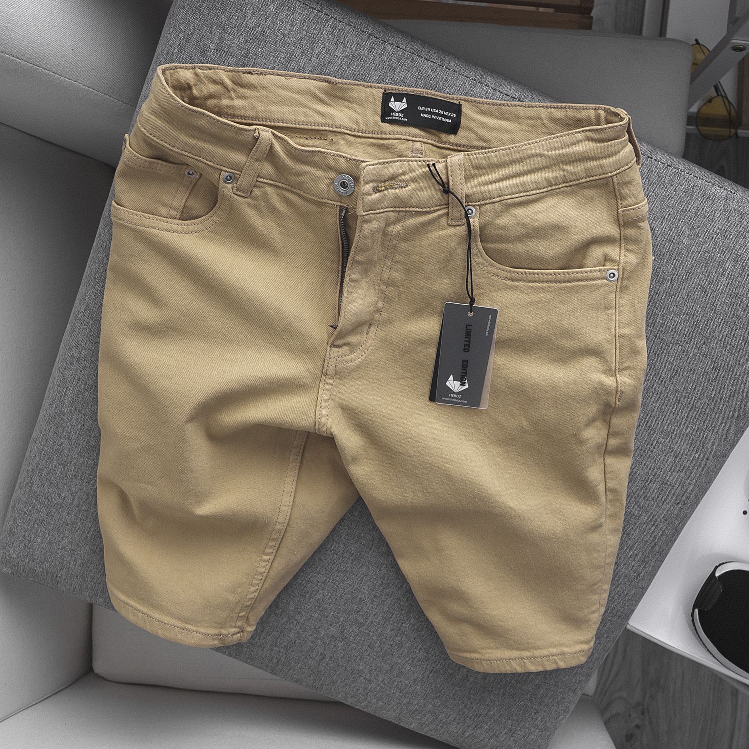Quần short jean Heboz 5M