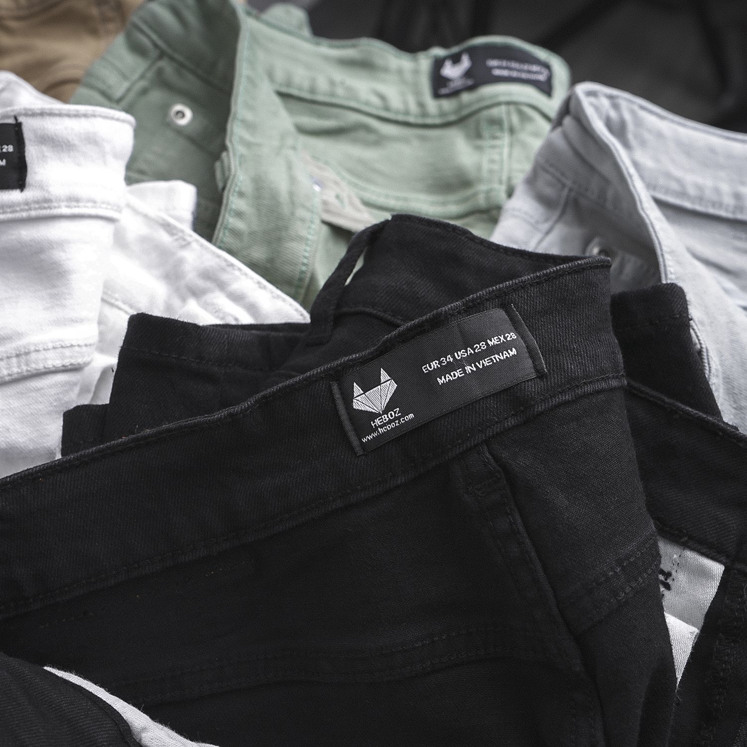 Quần short jean Heboz 5M