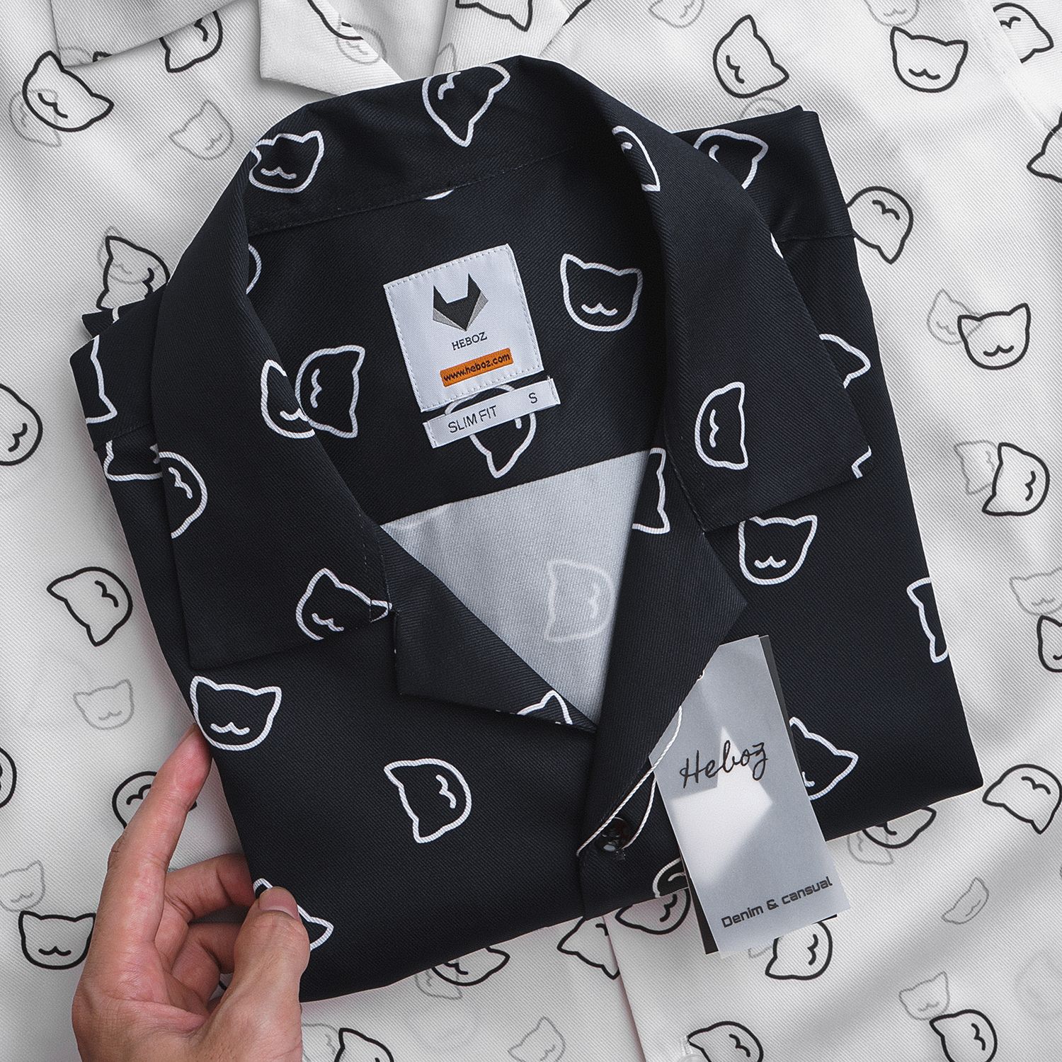 Áo sơ mi ngắn tay pijama Heboz 2M