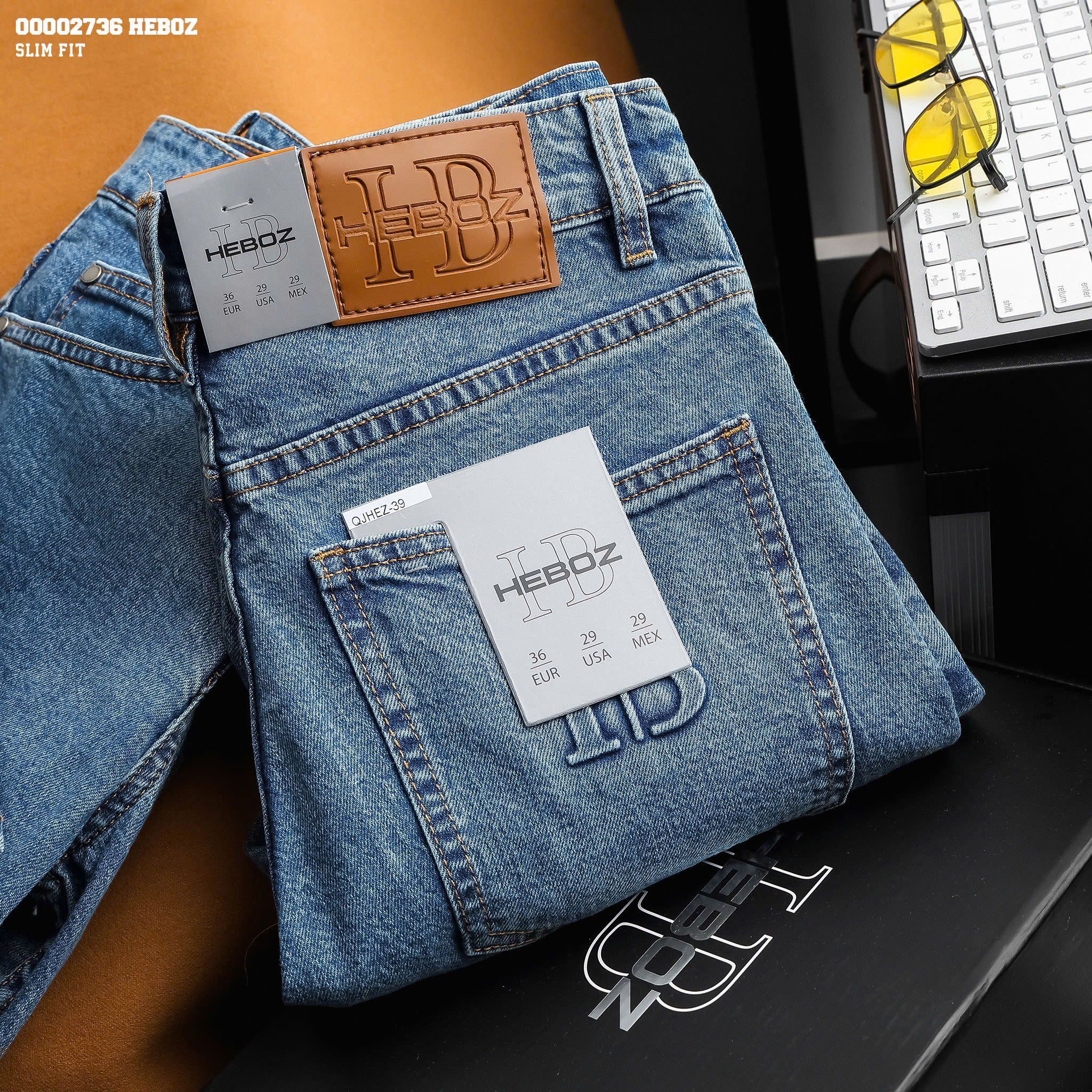 Quần jean nam Heboz air slim D039 - 00002736