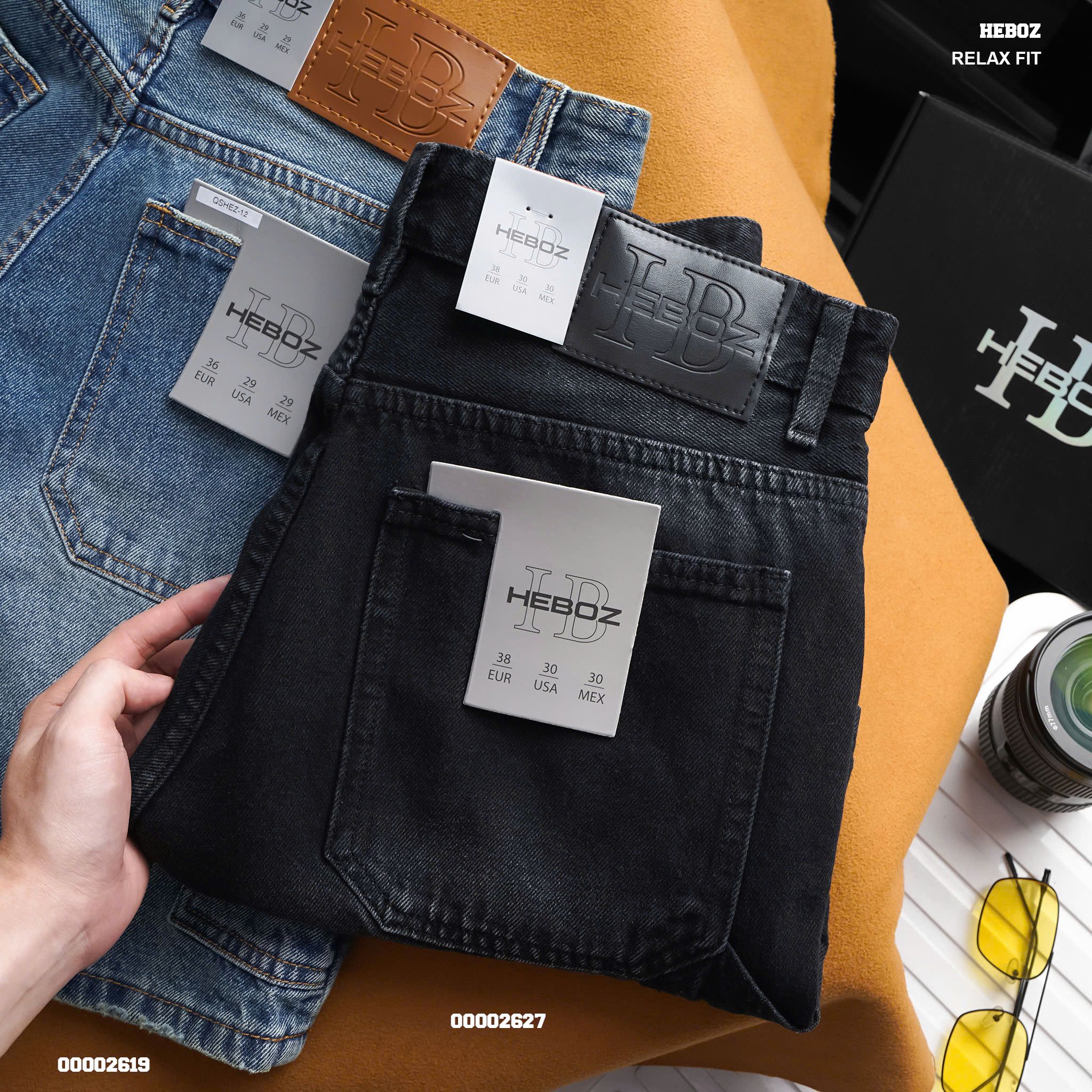 Quần short jean nam Heboz Utility S012 - 00002619