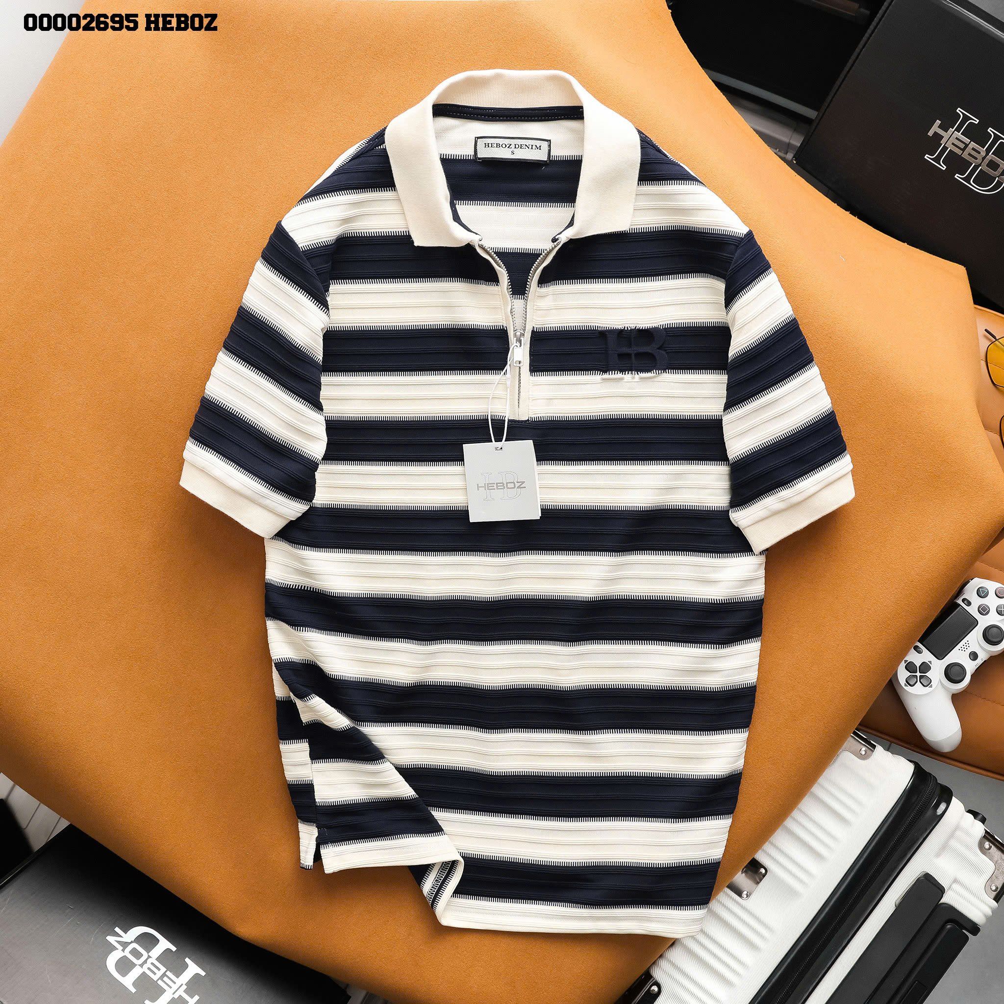 Áo polo nam Heboz stripped 3M - 00002695