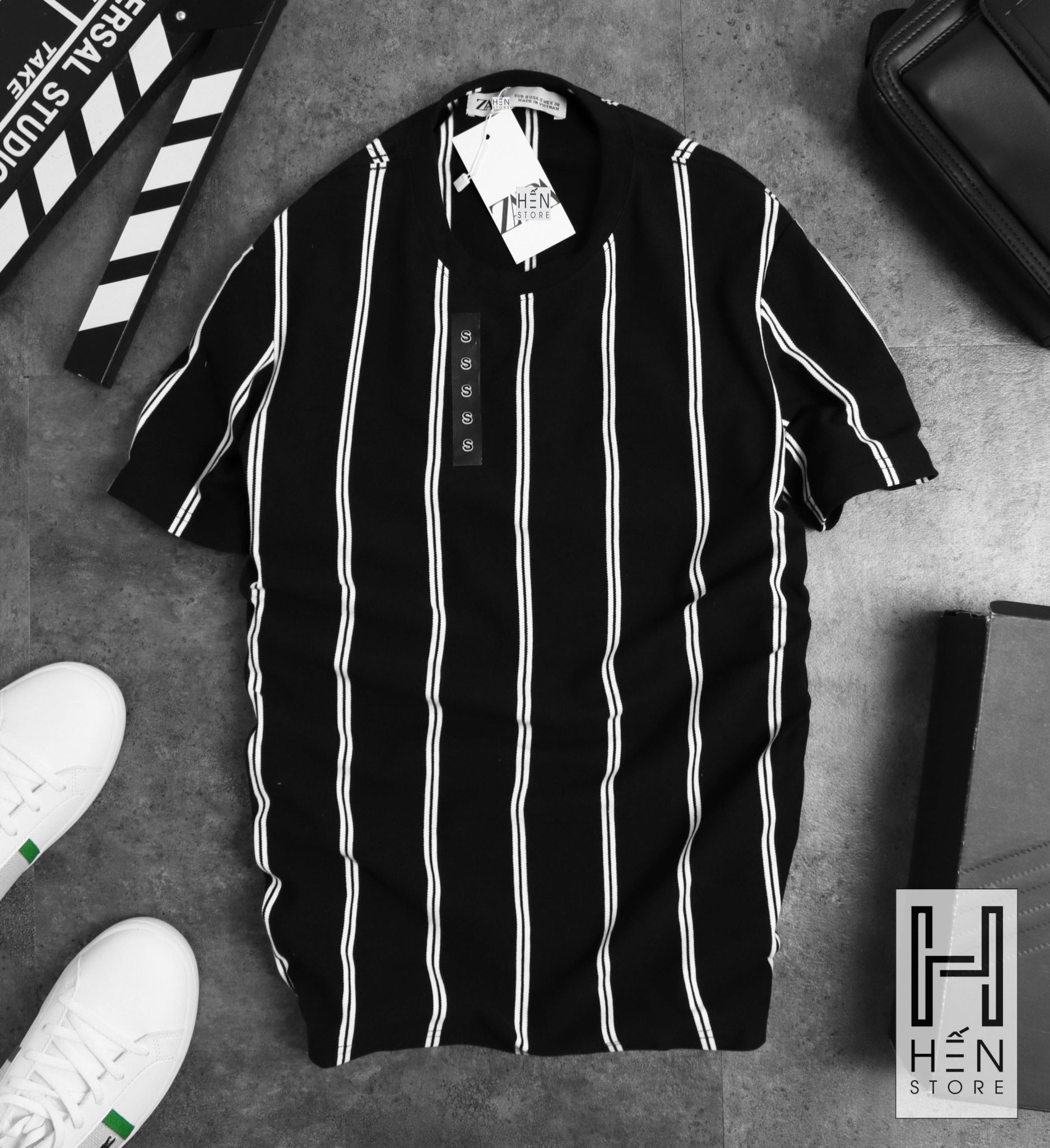 Áo Thun ZR Sọc 4M