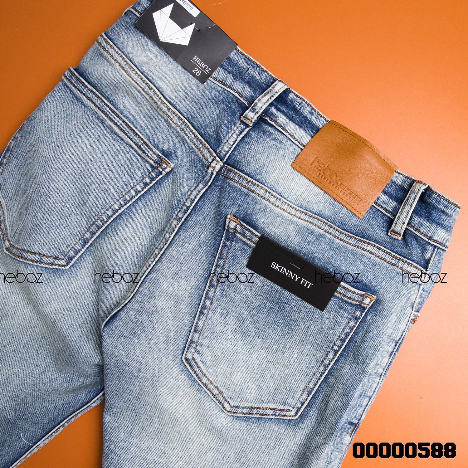 Quần jean HB xanh 020(skinny)