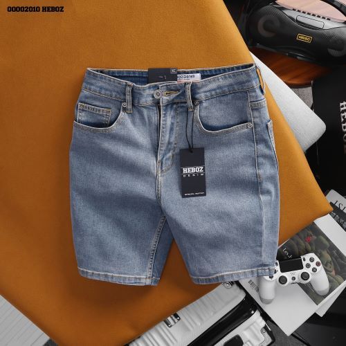  Quần short jean basic slim Heboz 3M - 00002010 