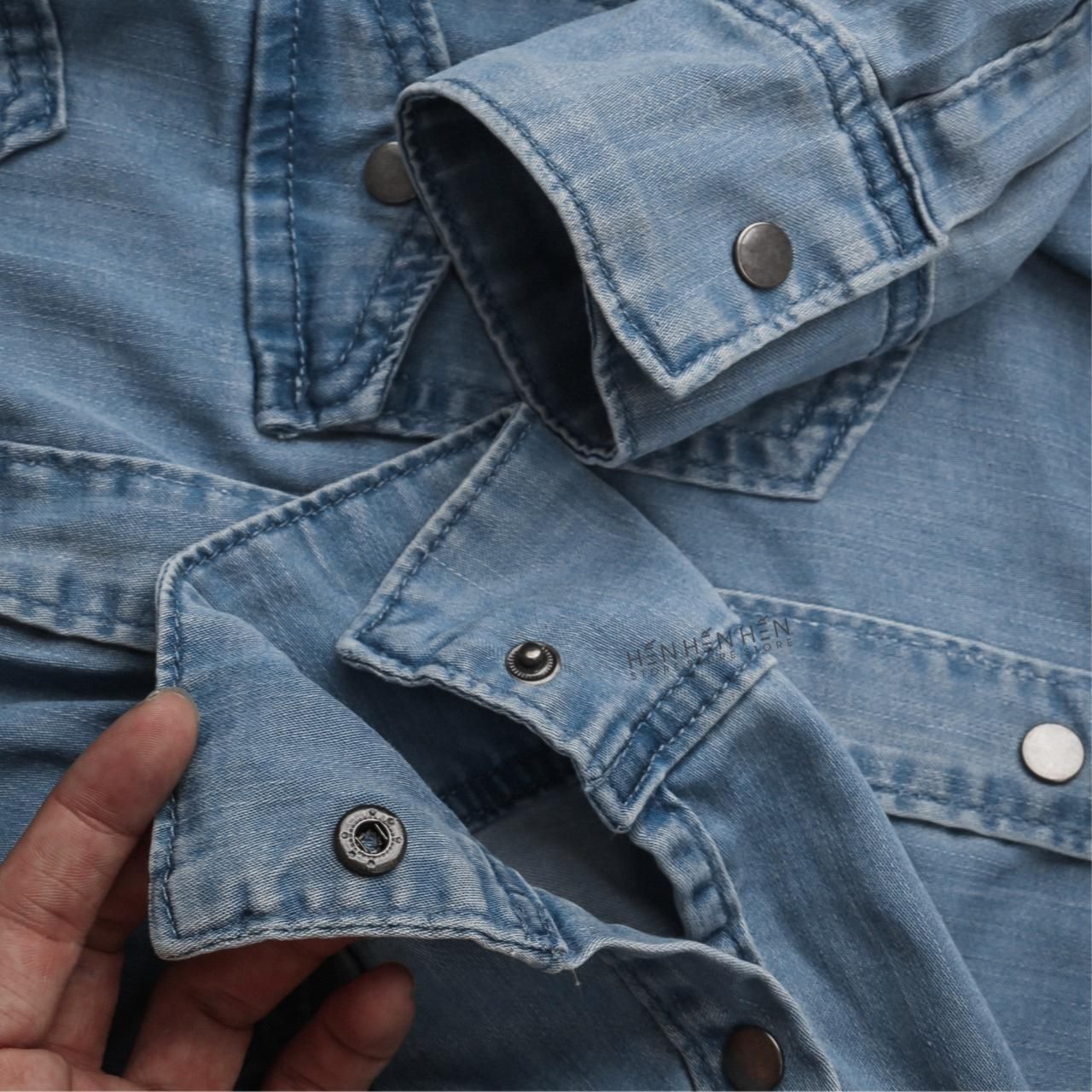 Áo Denim ZR 2 Túi 3M