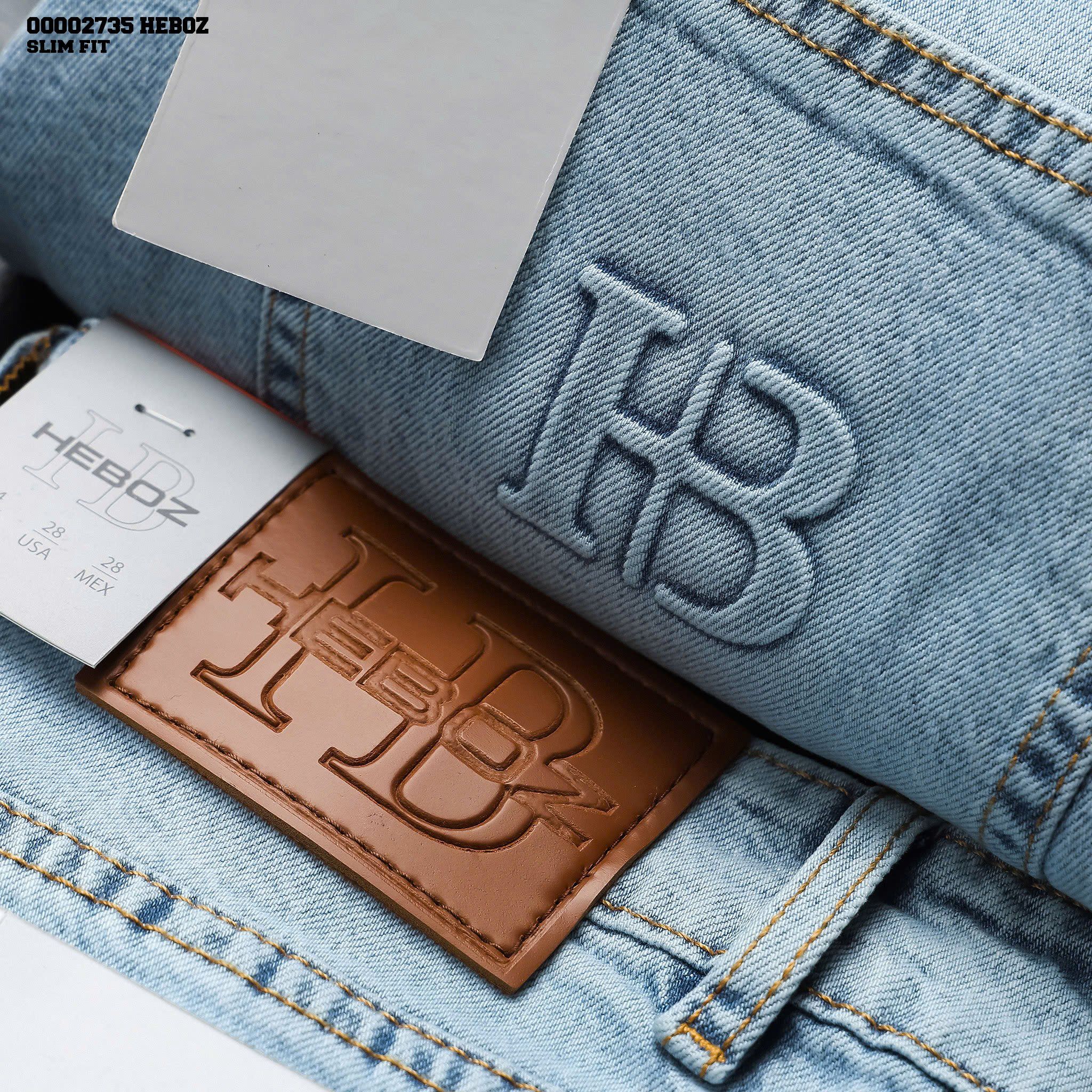 Quần jean nam Heboz air slim D038 - 00002735