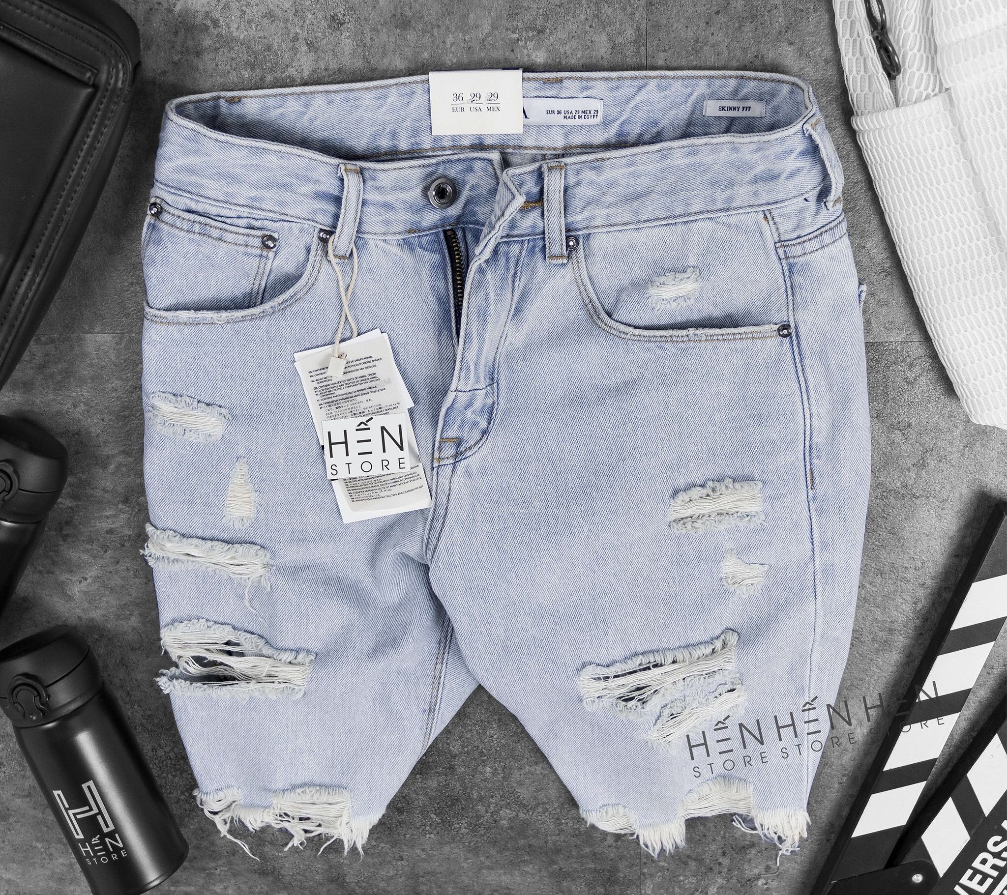Quần Short Jean ZR Skinny