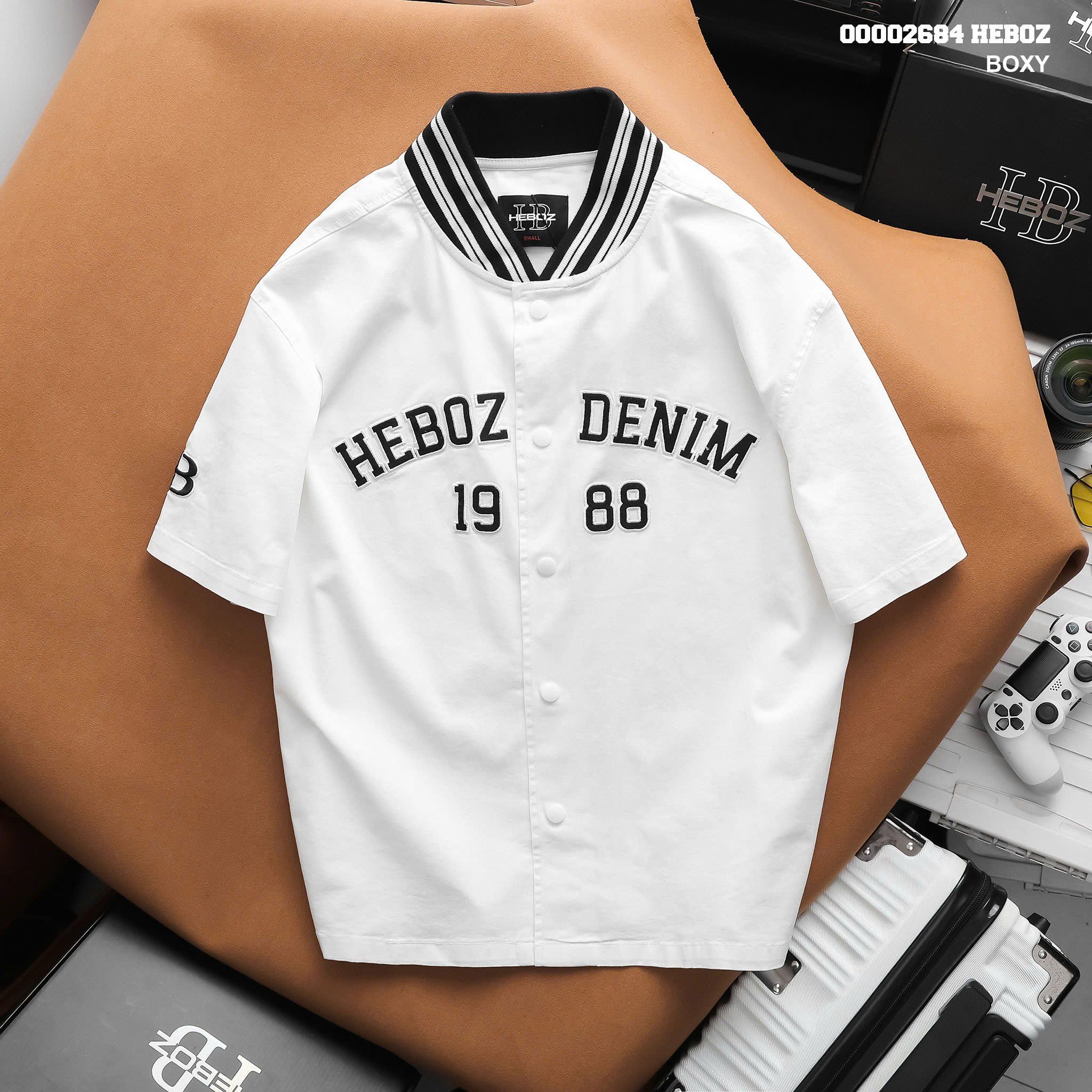 Áo sơ mi nam Heboz baseball 1988 3M - 00002684