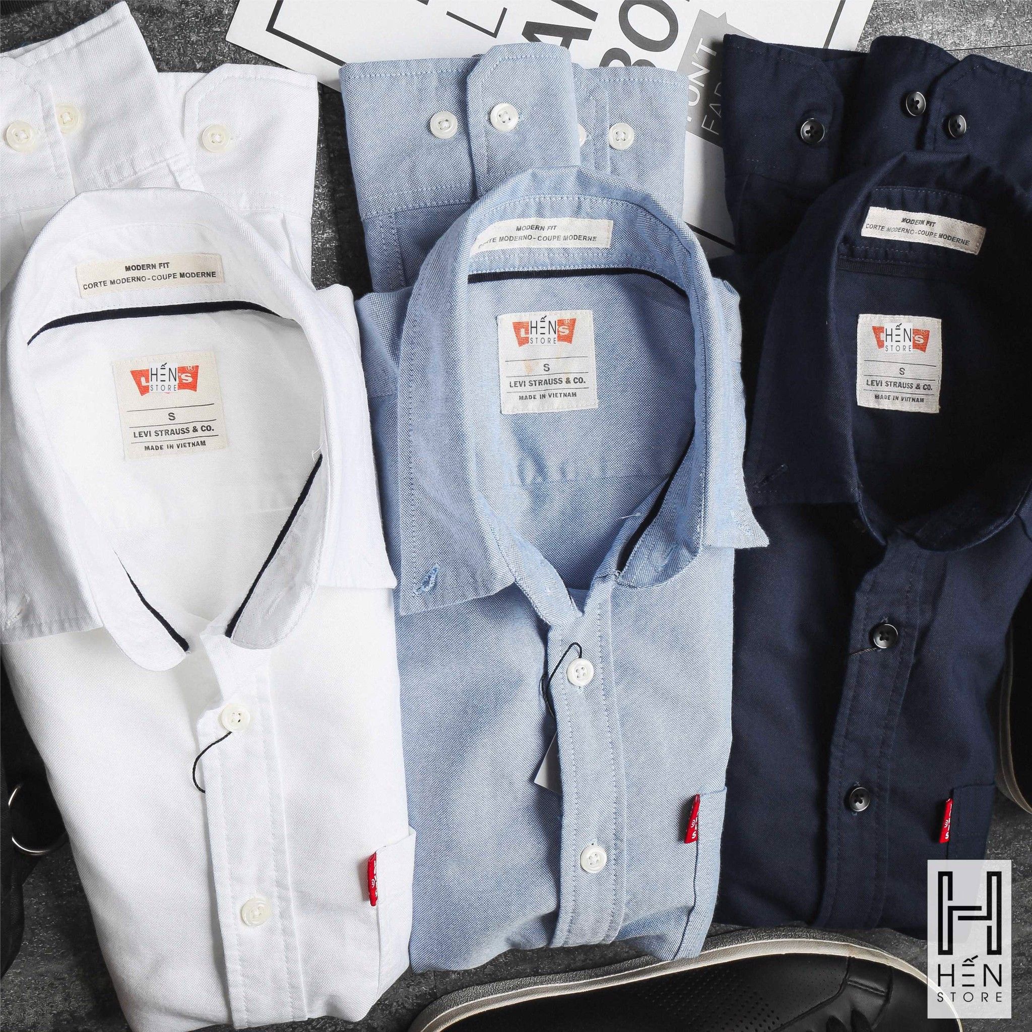 Áo Sơmi Oxford LV 1 Túi